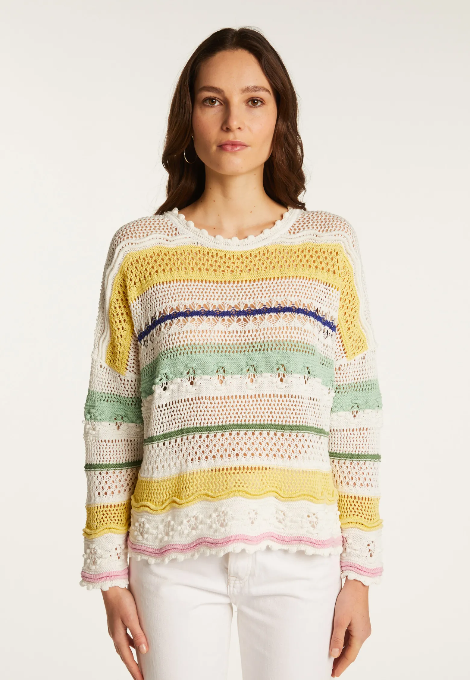 Montagut Openwork cotton sweater - Danika