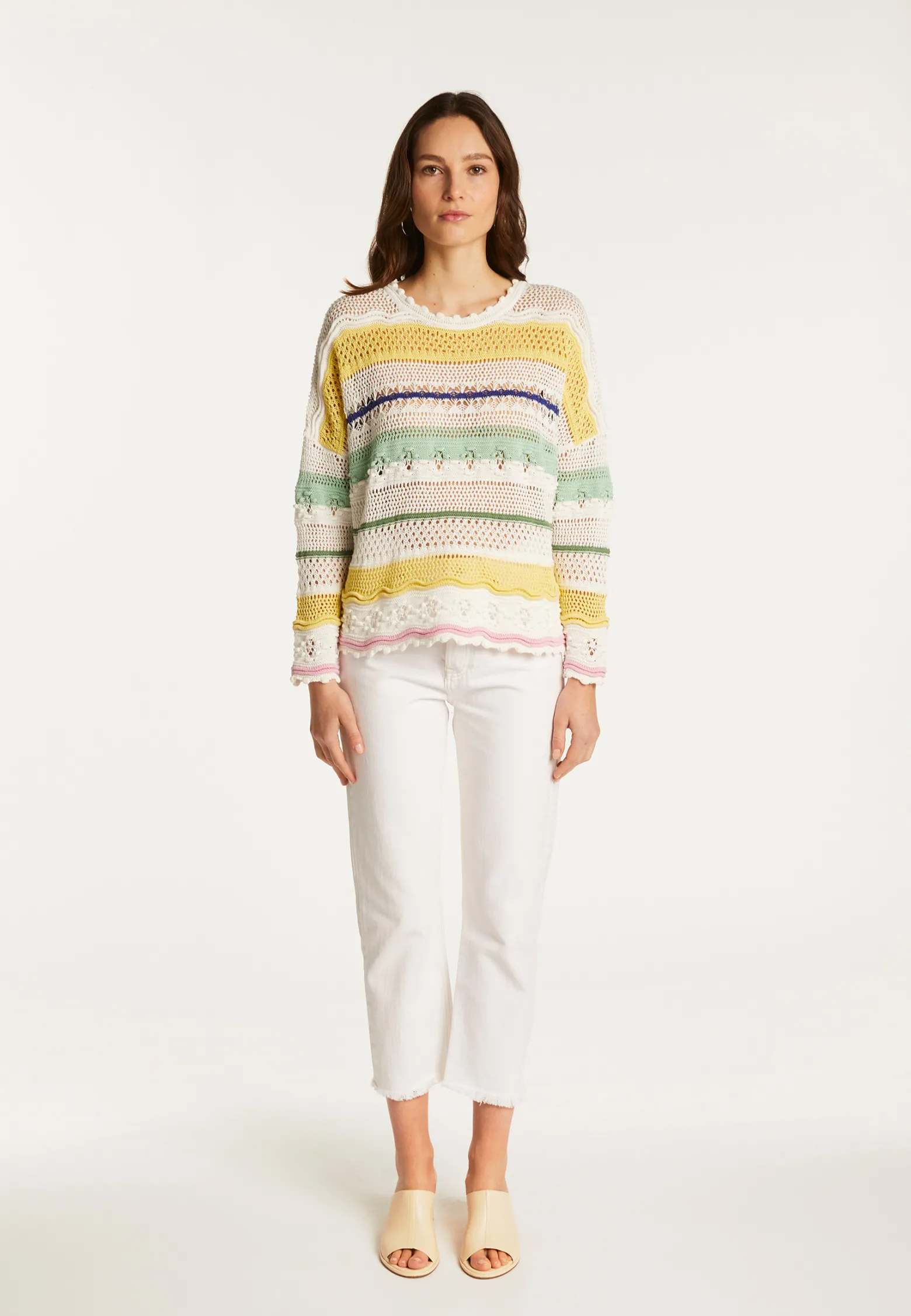 Montagut Openwork cotton sweater - Danika
