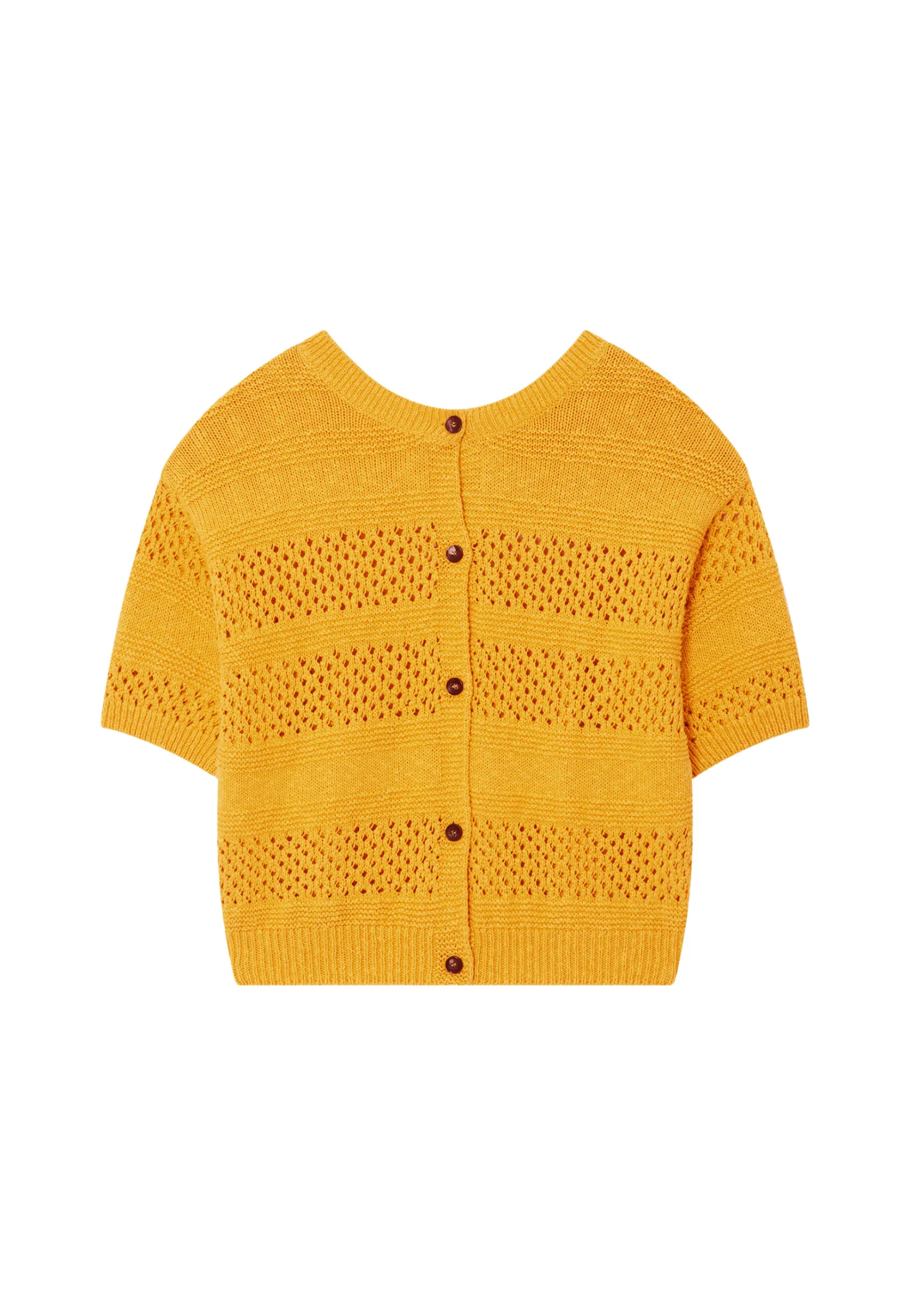 Montagut Openwork vest in cotton and linen - Maylisse