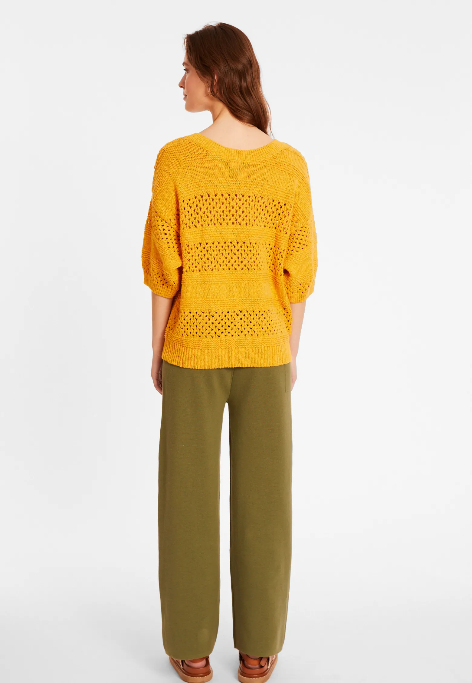Montagut Openwork vest in cotton and linen - Maylisse