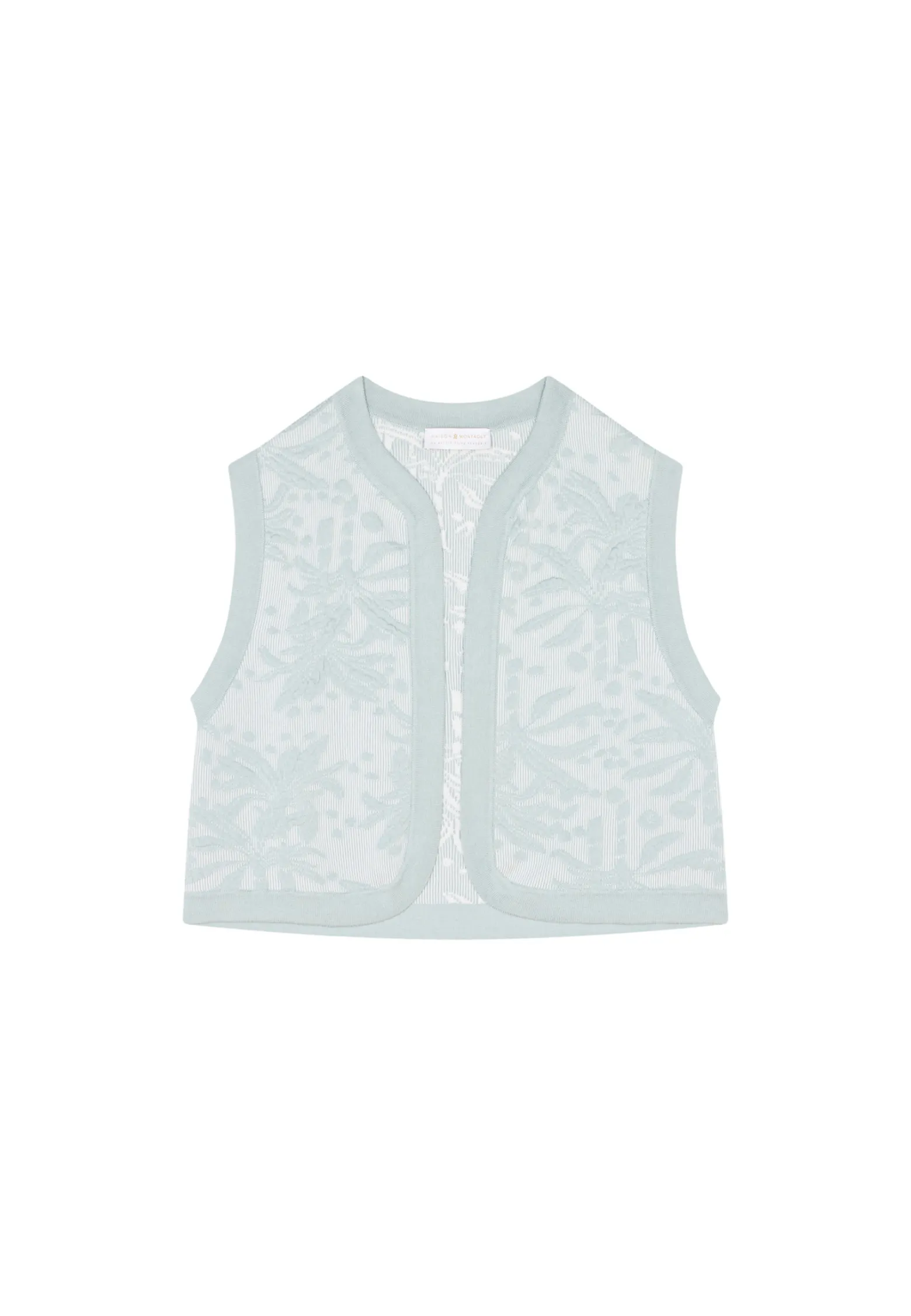 Montagut Organic cotton sleeveless jacket - Lorelai