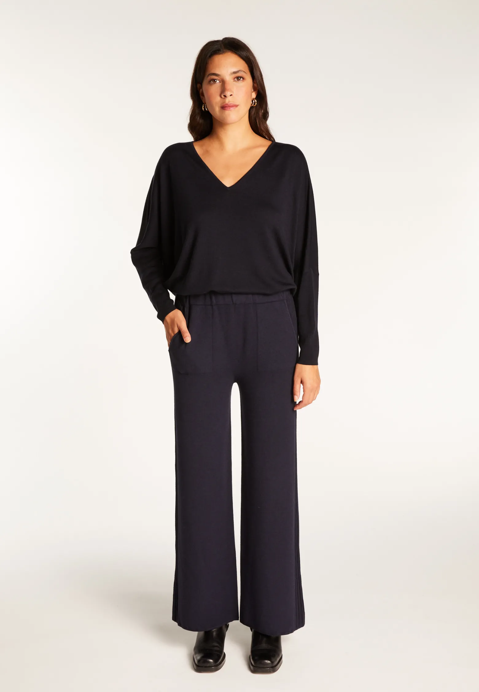 Montagut Pants in wool blend - Rebecca