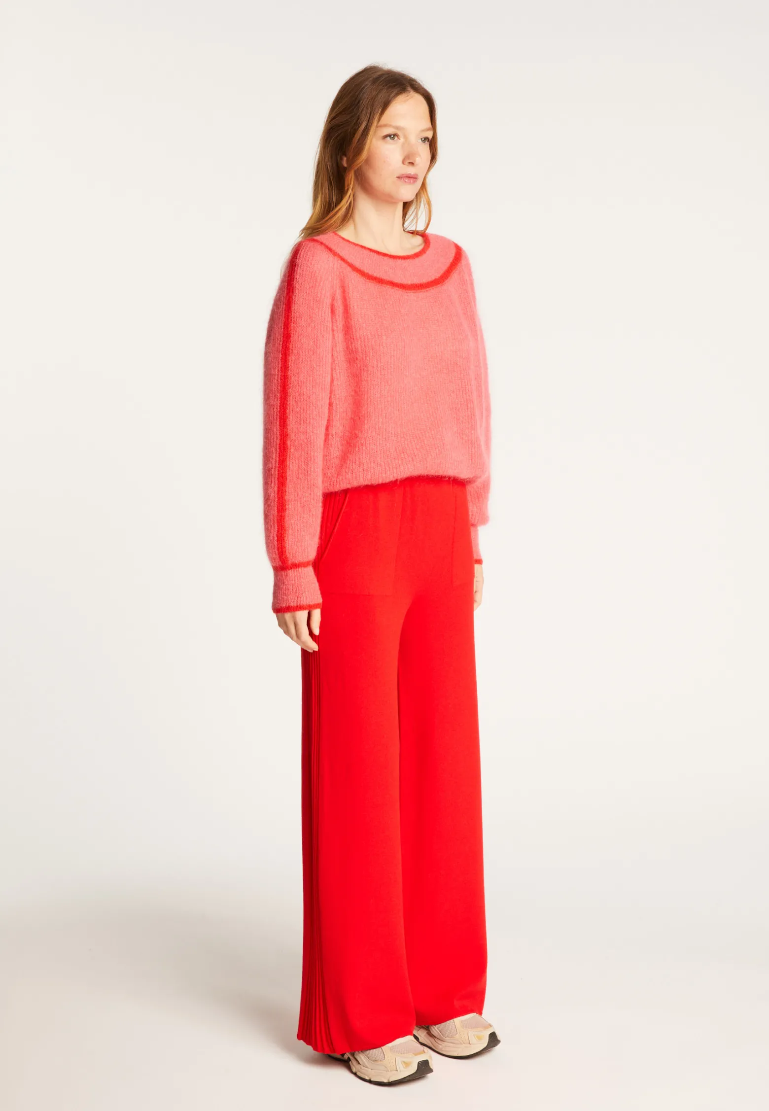 Montagut Pants in wool blend - Rebecca