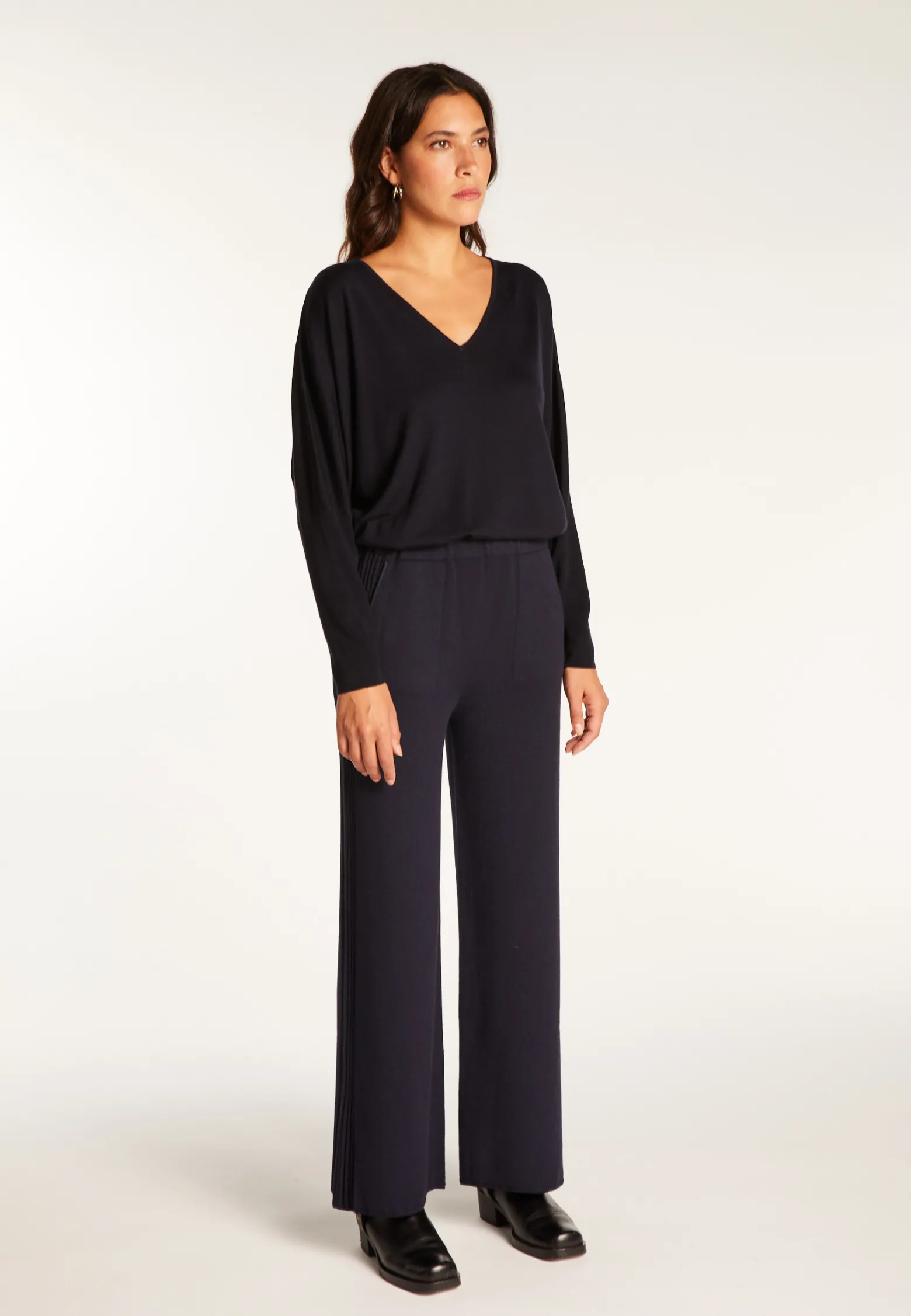 Montagut Pants in wool blend - Rebecca
