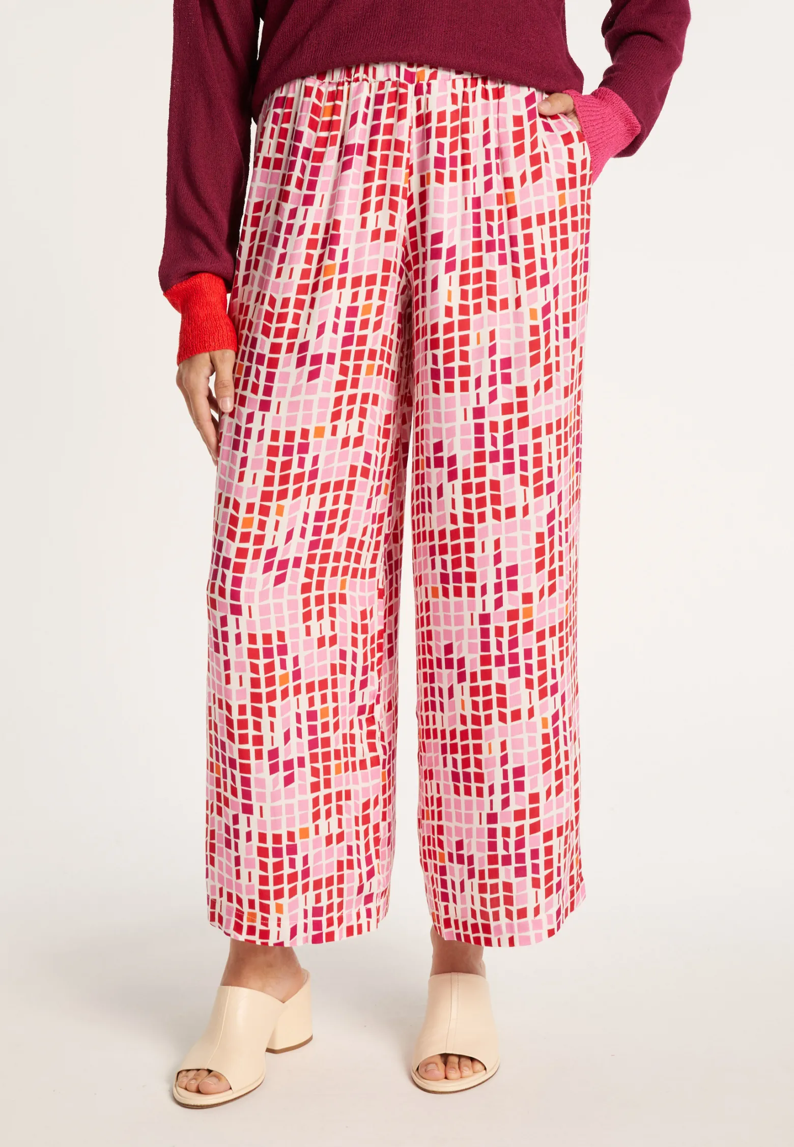 Montagut Pants with mosaic patterns - Agadir