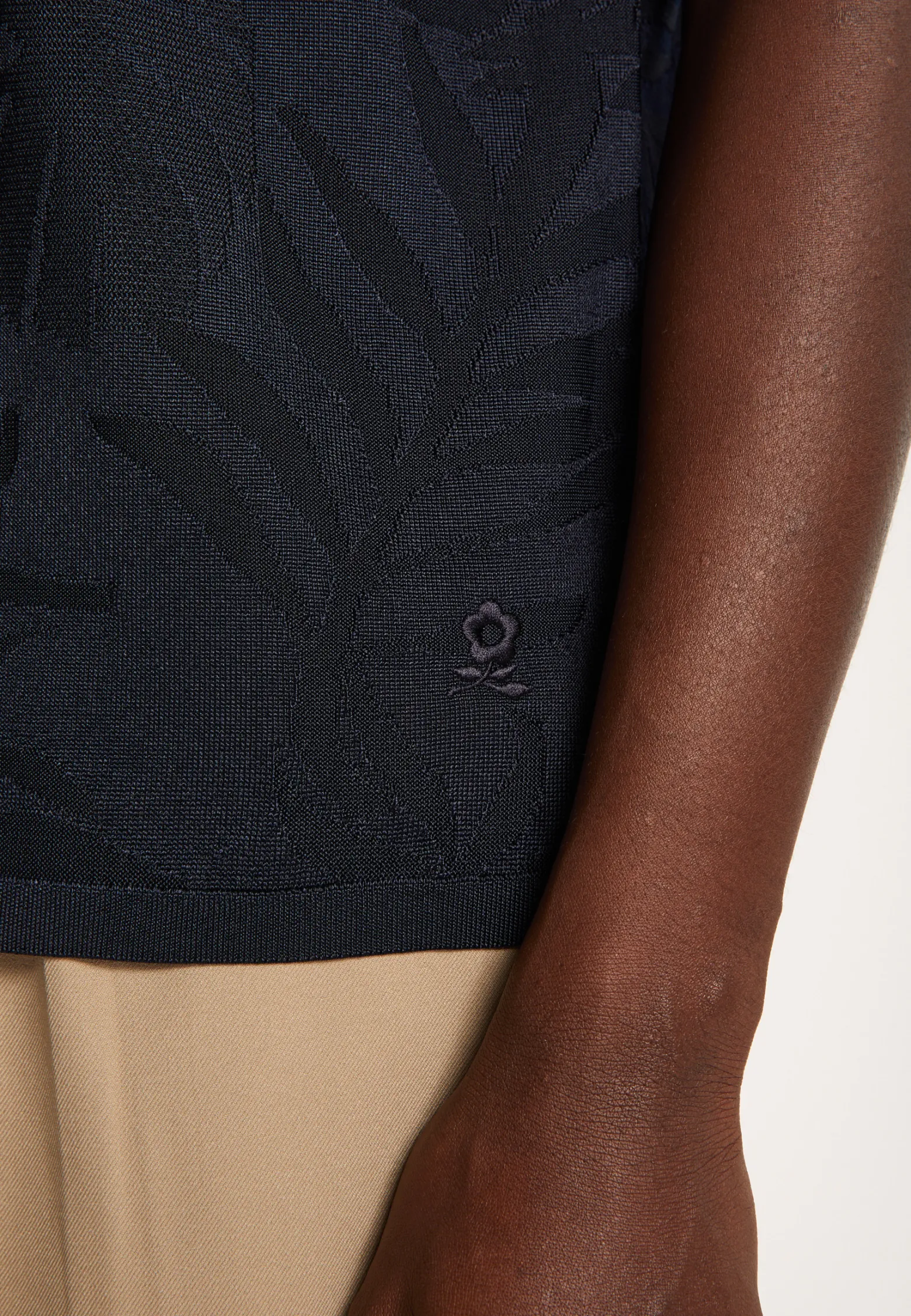 Montagut Patterned Fil Lumière Shirt - Ivyck