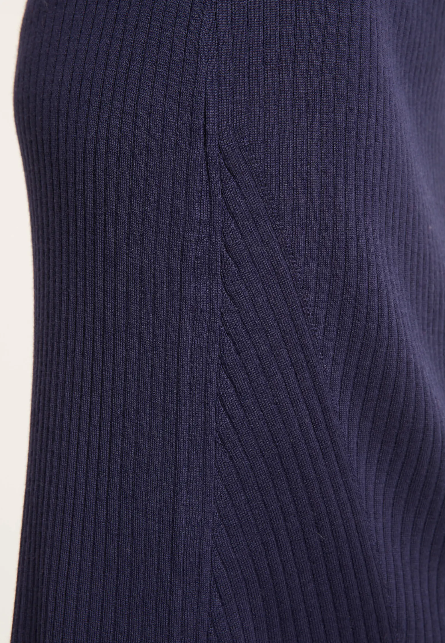 Montagut Pencil skirt in ribbed wool - Etreinte