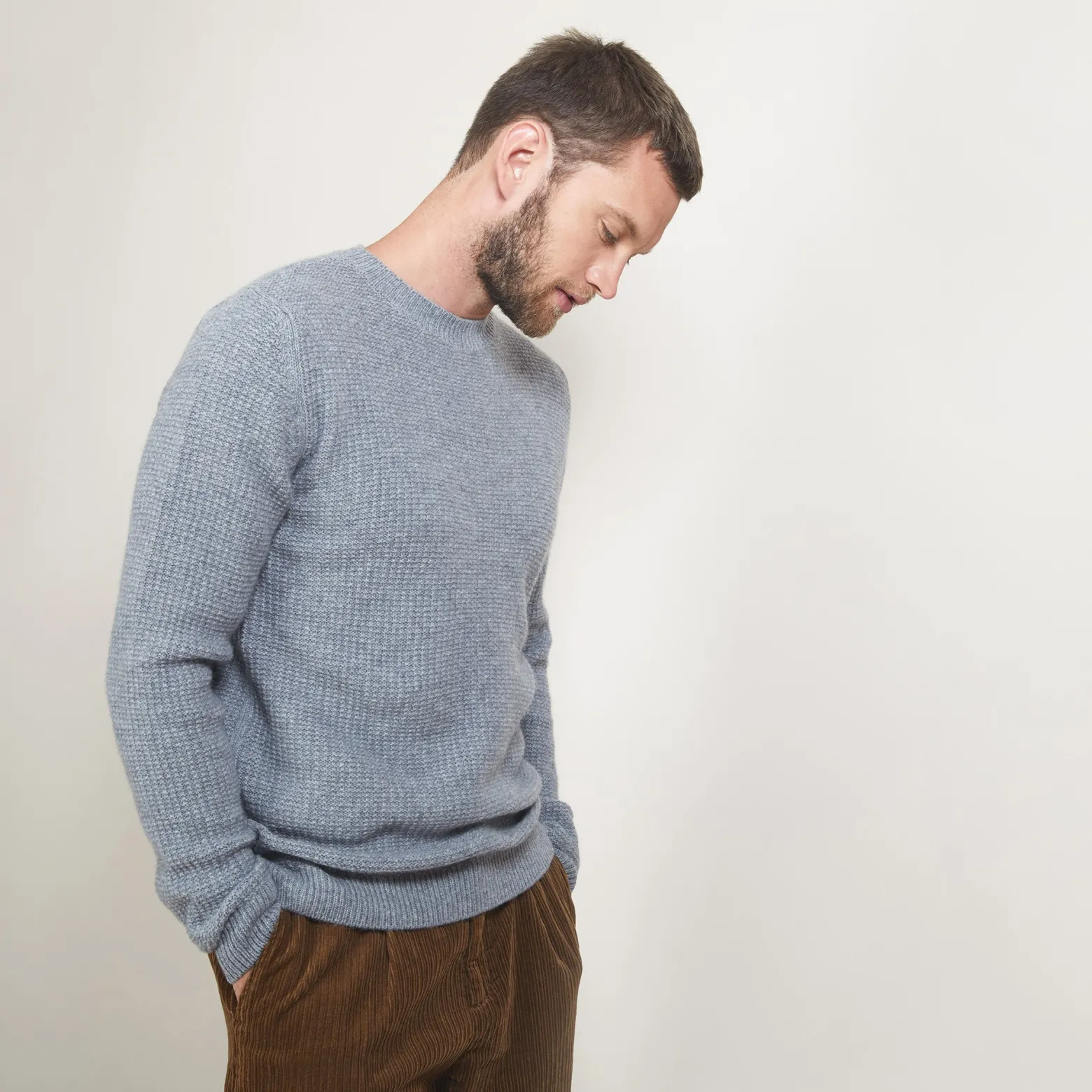 Montagut 4-ply cashmere round neck sweater - Liverpool