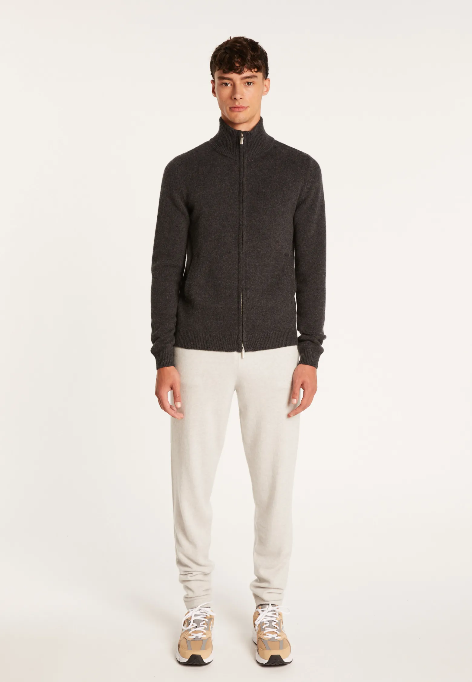 Montagut 4-ply cashmere zipped jacket - Balthazar