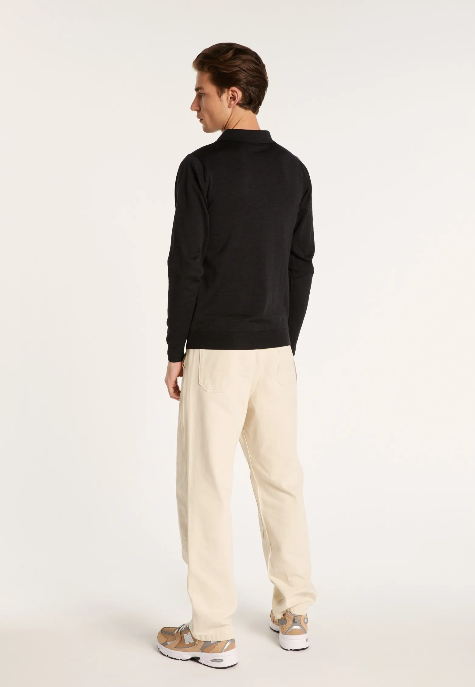 Montagut Polo collar sweater in wool - Eni
