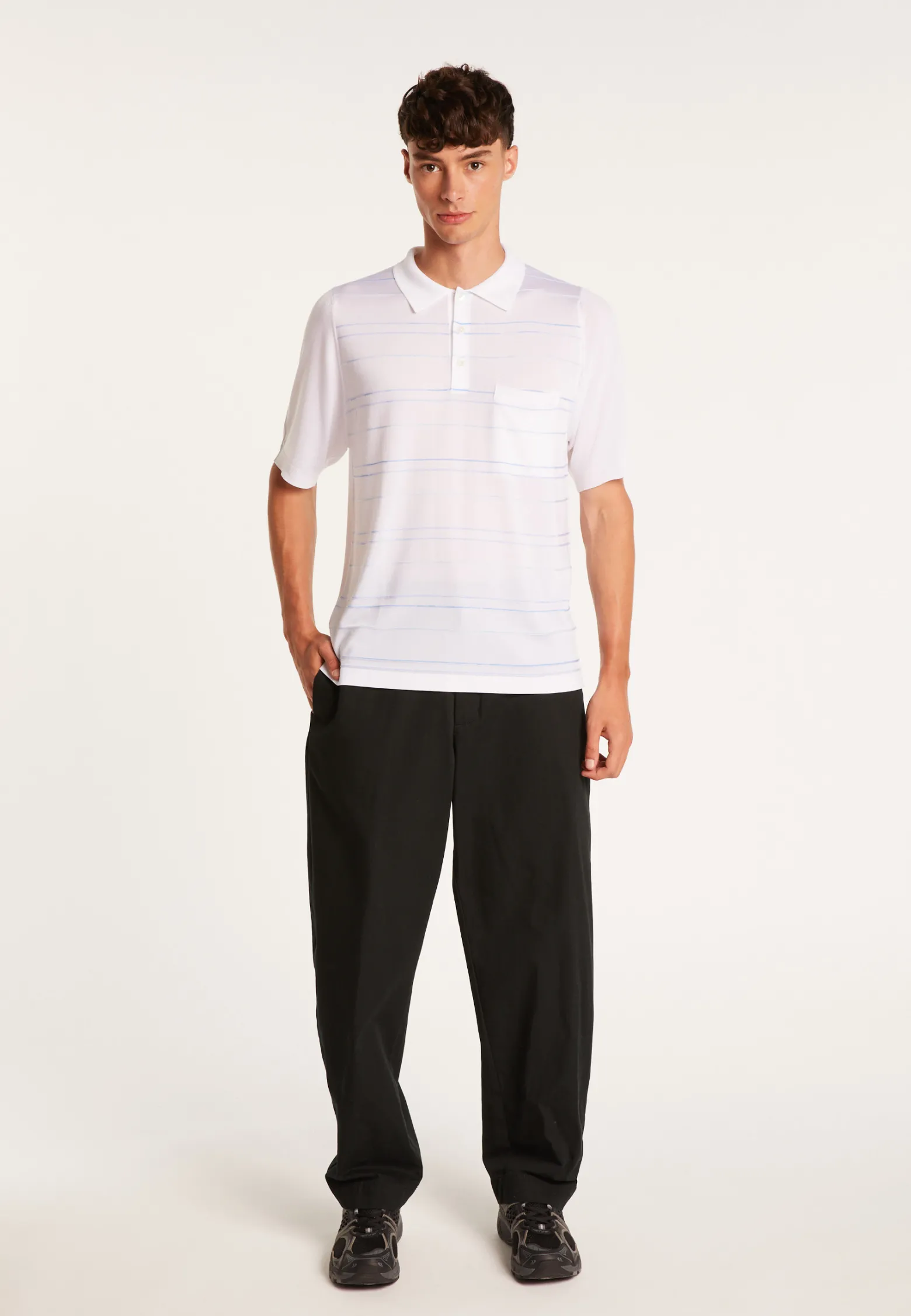 Montagut Polo shirt in Fil Lumière stripes - Aldo
