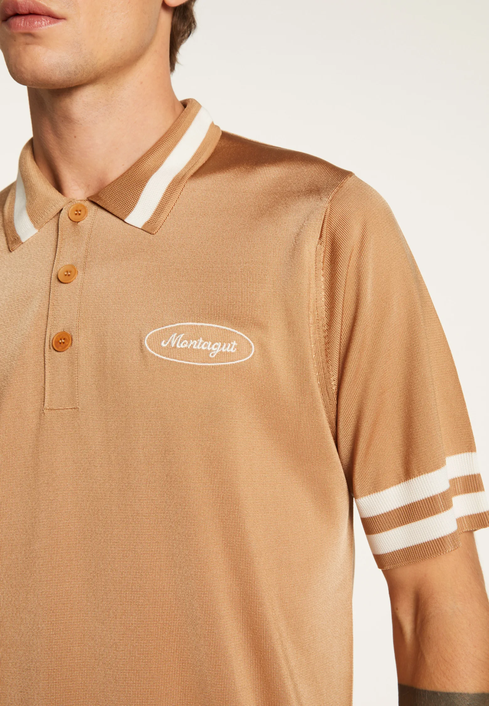 Montagut Polo shirt in light thread and stripes - Montmartre