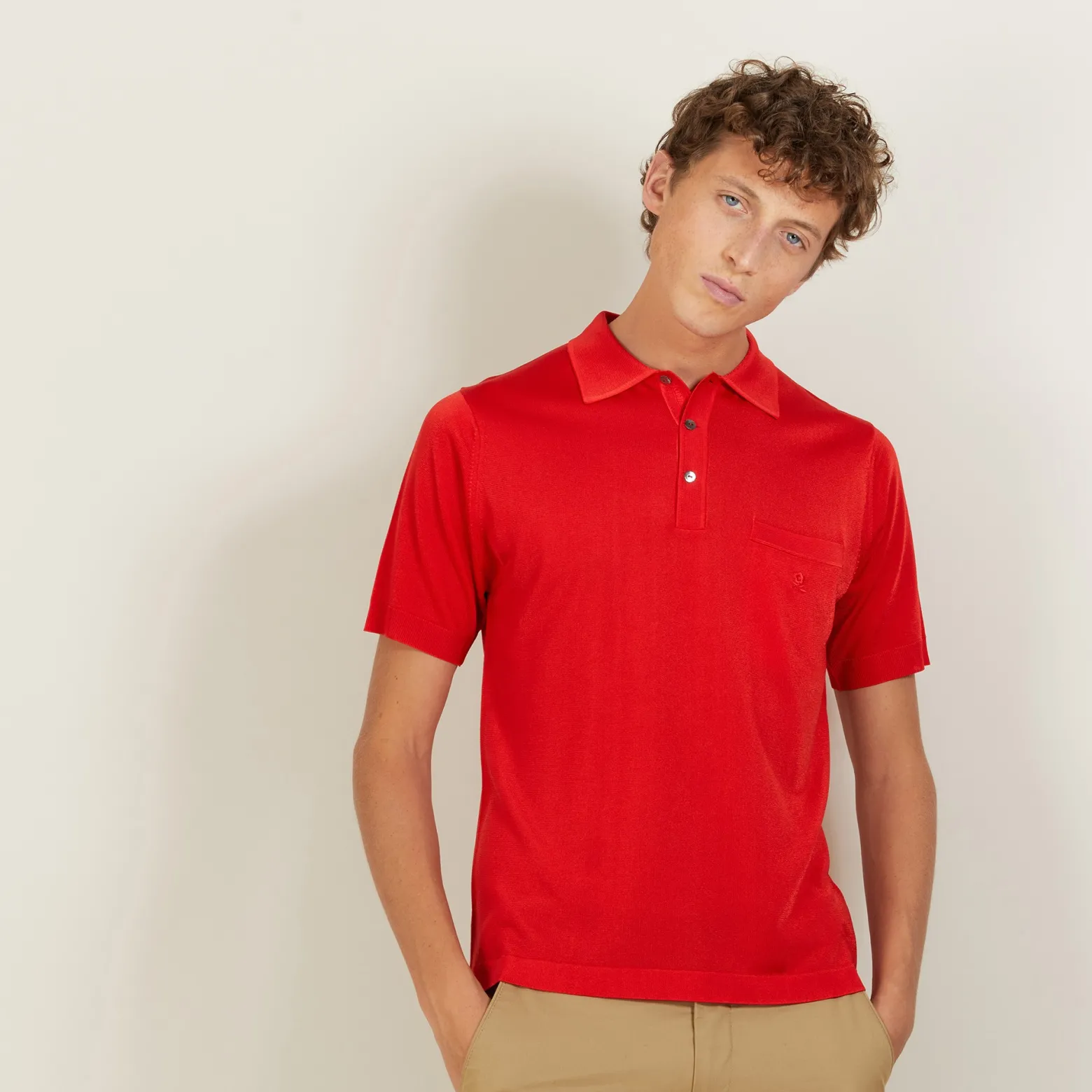 Montagut Polo shirt made of Fil lumière - Vadim