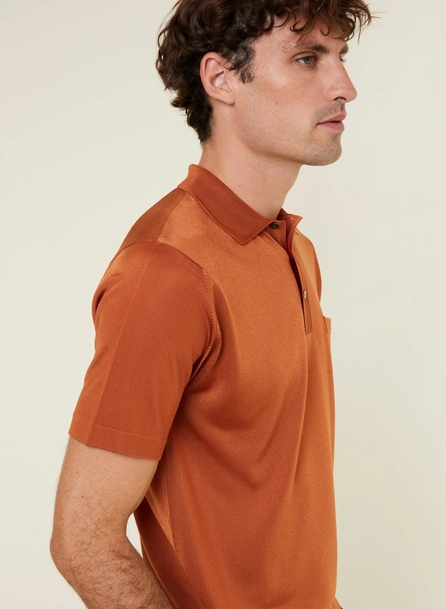Montagut Polo shirt made of Fil lumière - Vadim