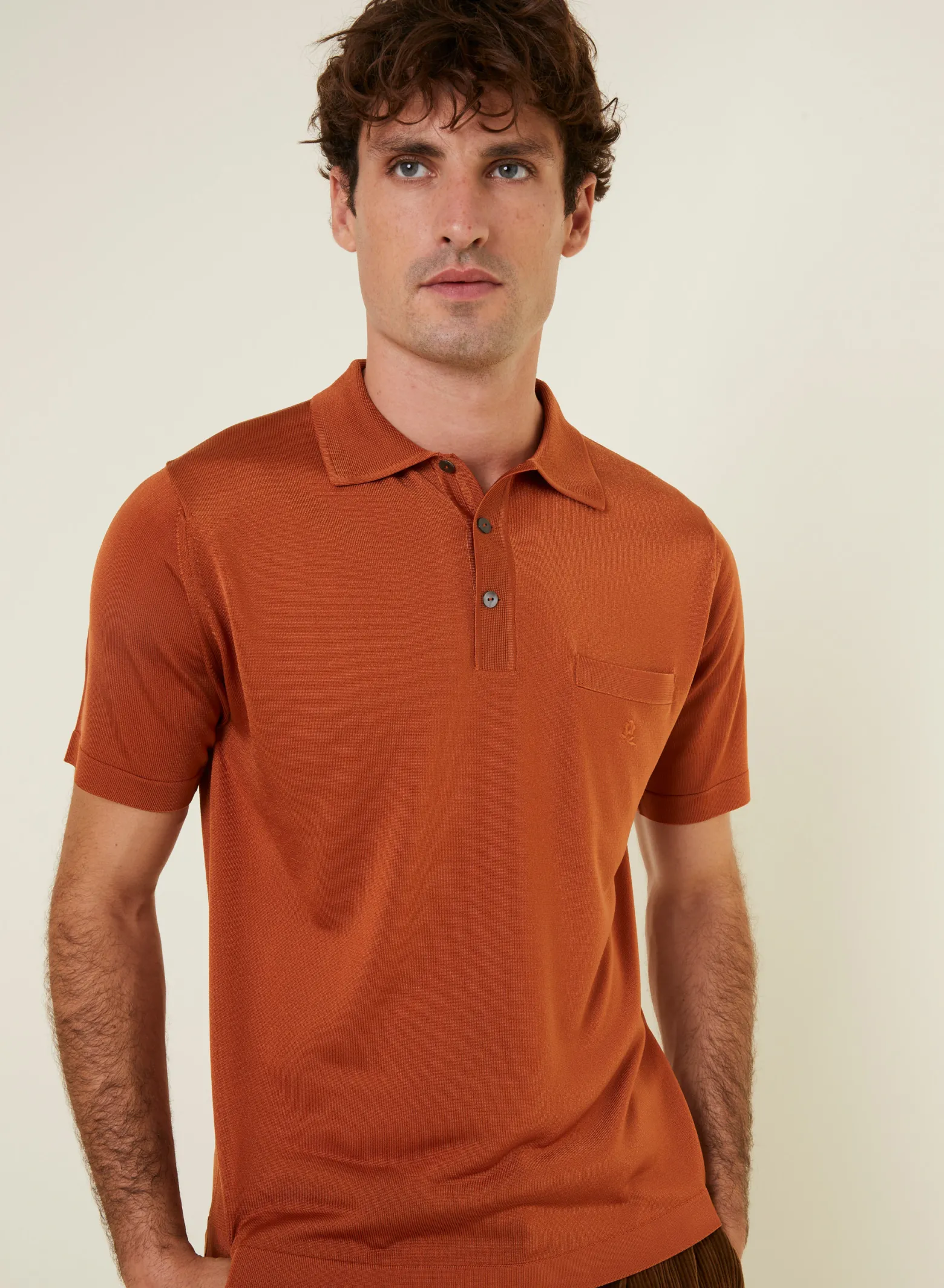 Montagut Polo shirt made of Fil lumière - Vadim