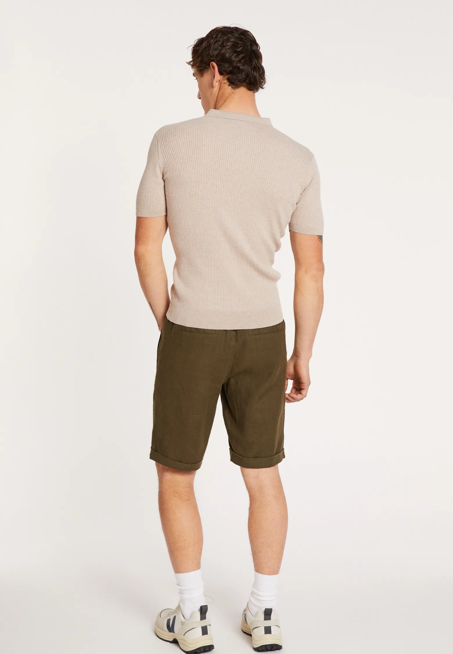 Montagut Poloshirt aus Baumwolle und Merinowolle – Loup