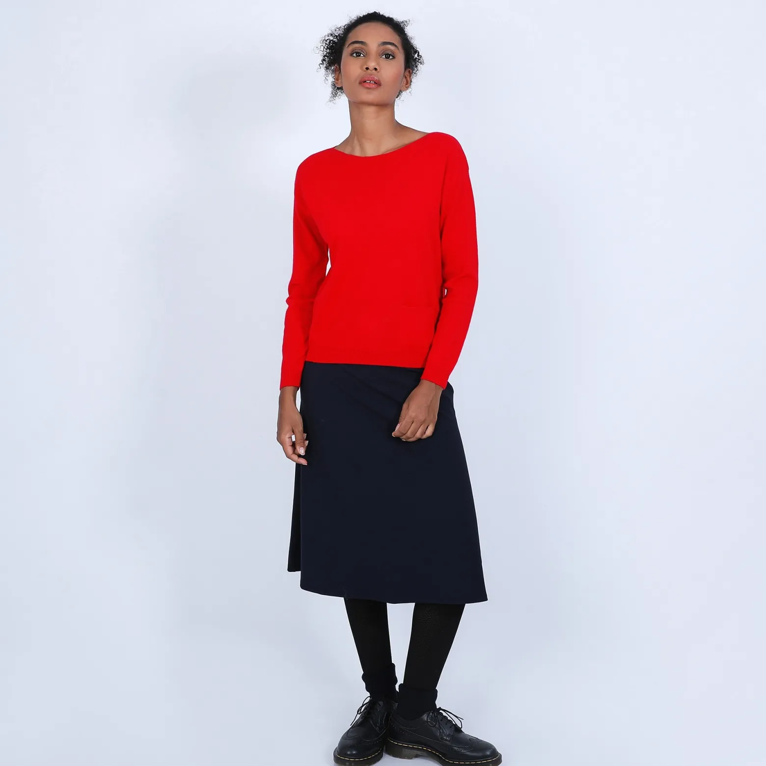 Montagut Pull col bateau avec petite poche - Bal