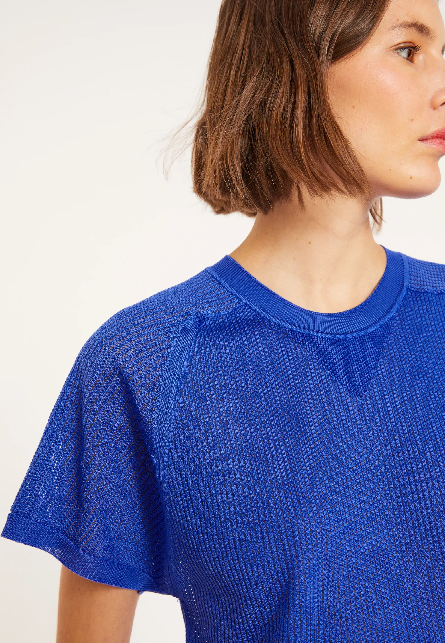 Montagut Ribbed Fil Lumiere T-shirt - Malory