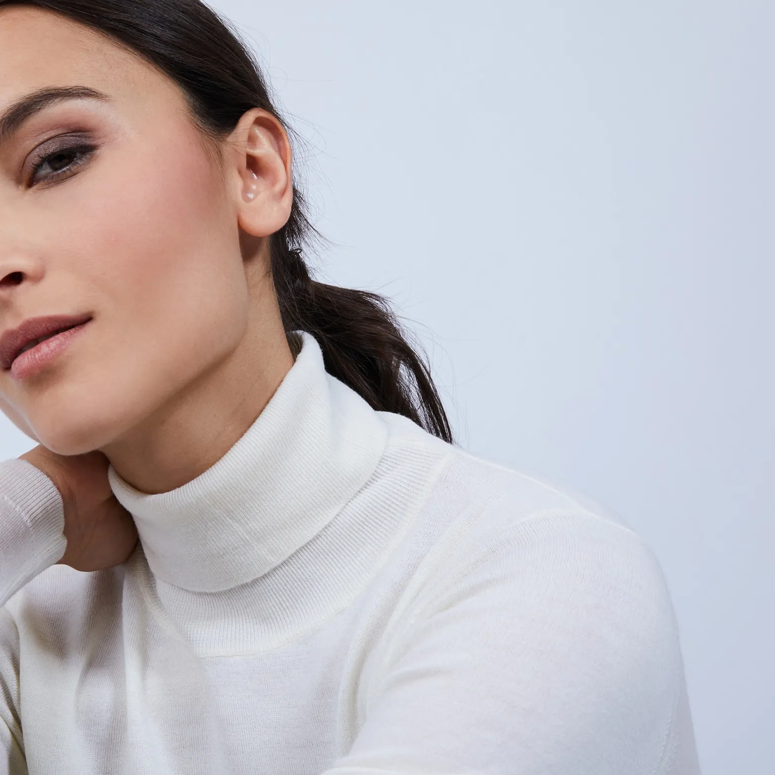 Montagut Roll-neck jumper in merino wool - Beha