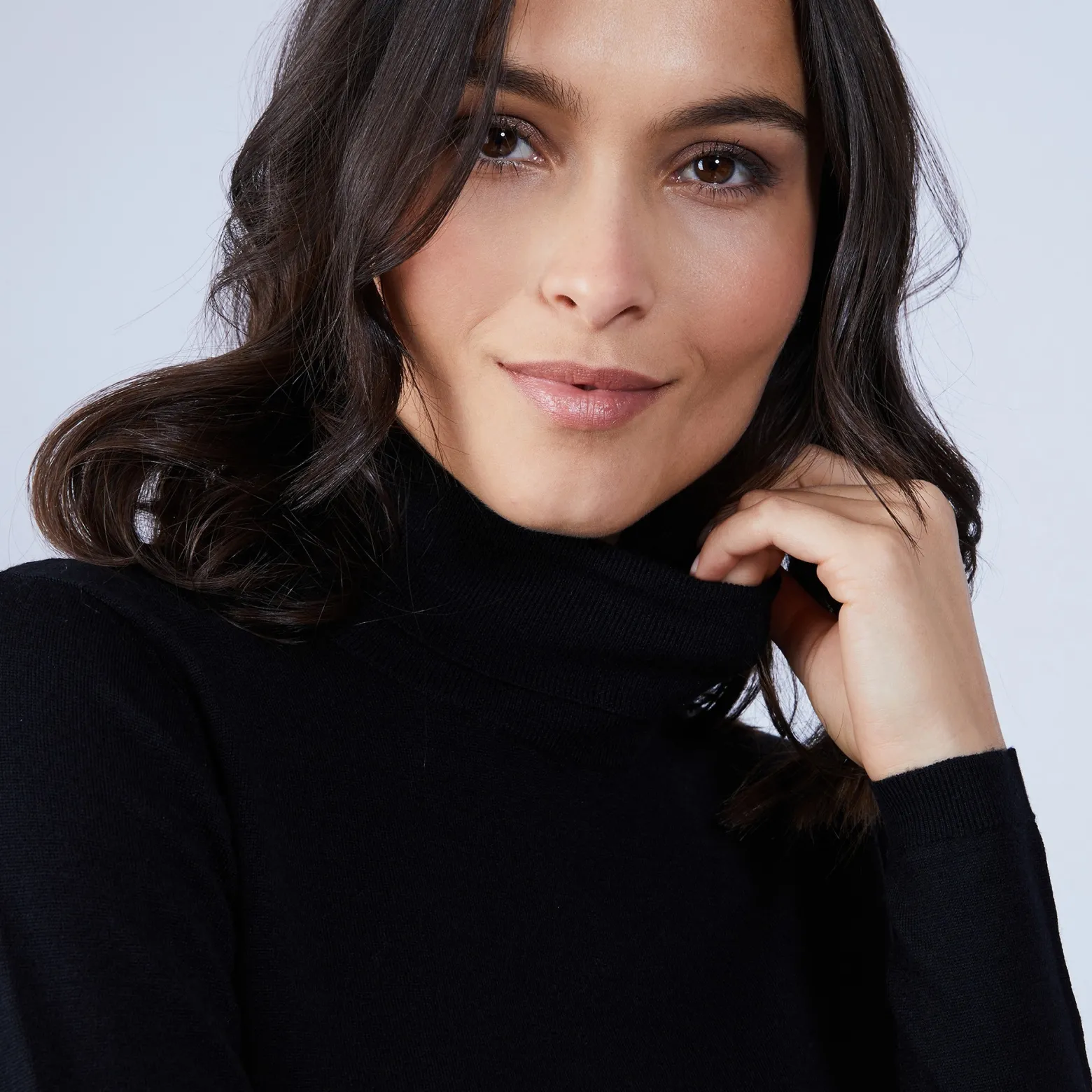 Montagut Roll-neck jumper in merino wool - Beha