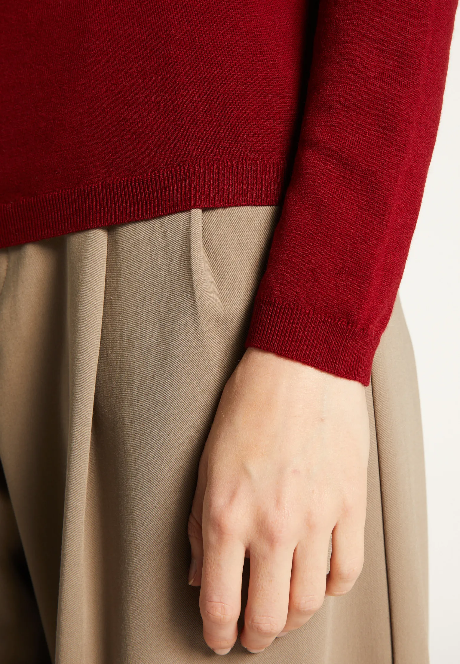 Montagut Roll-neck jumper in merino wool - Beha