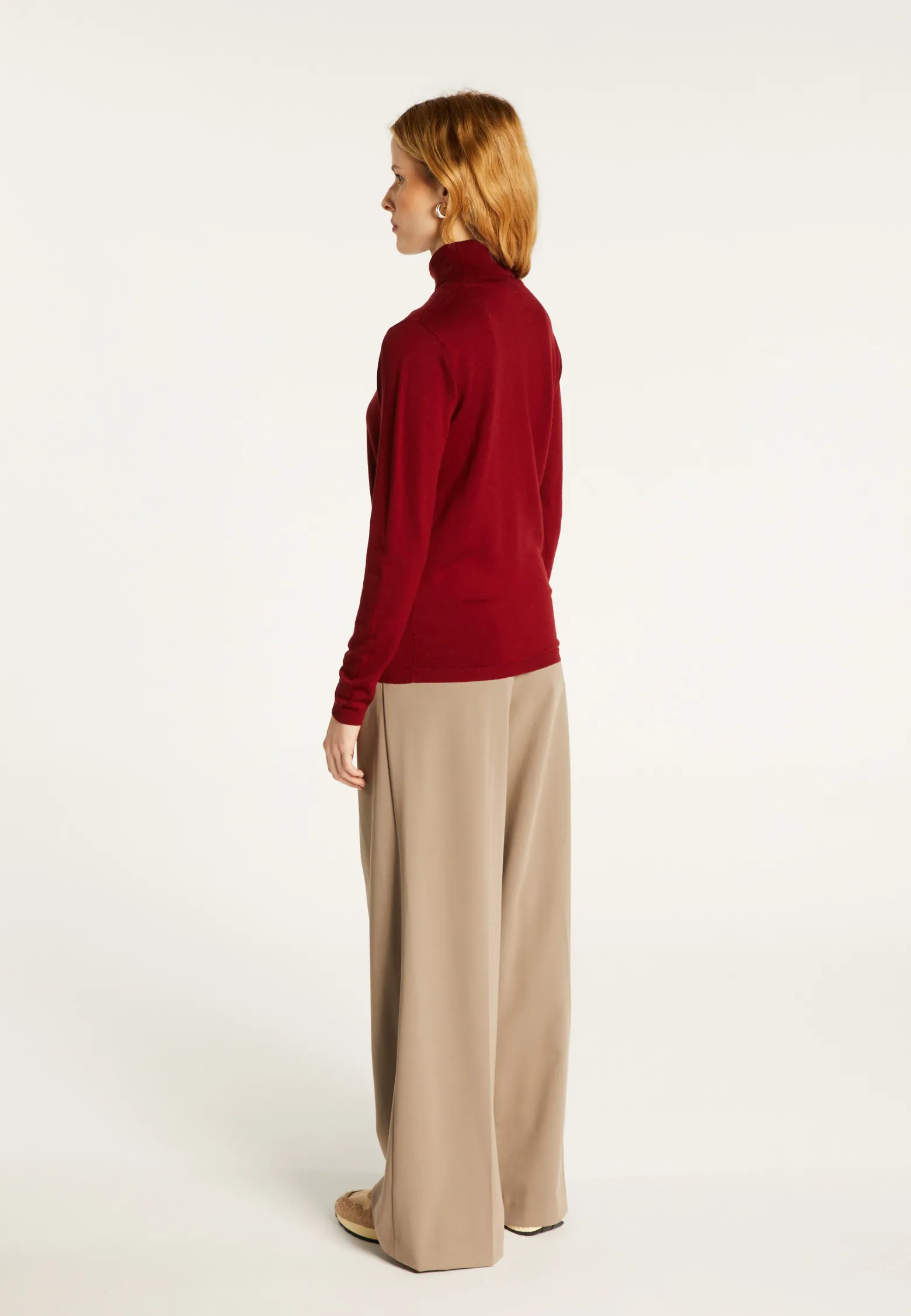 Montagut Roll-neck jumper in merino wool - Beha