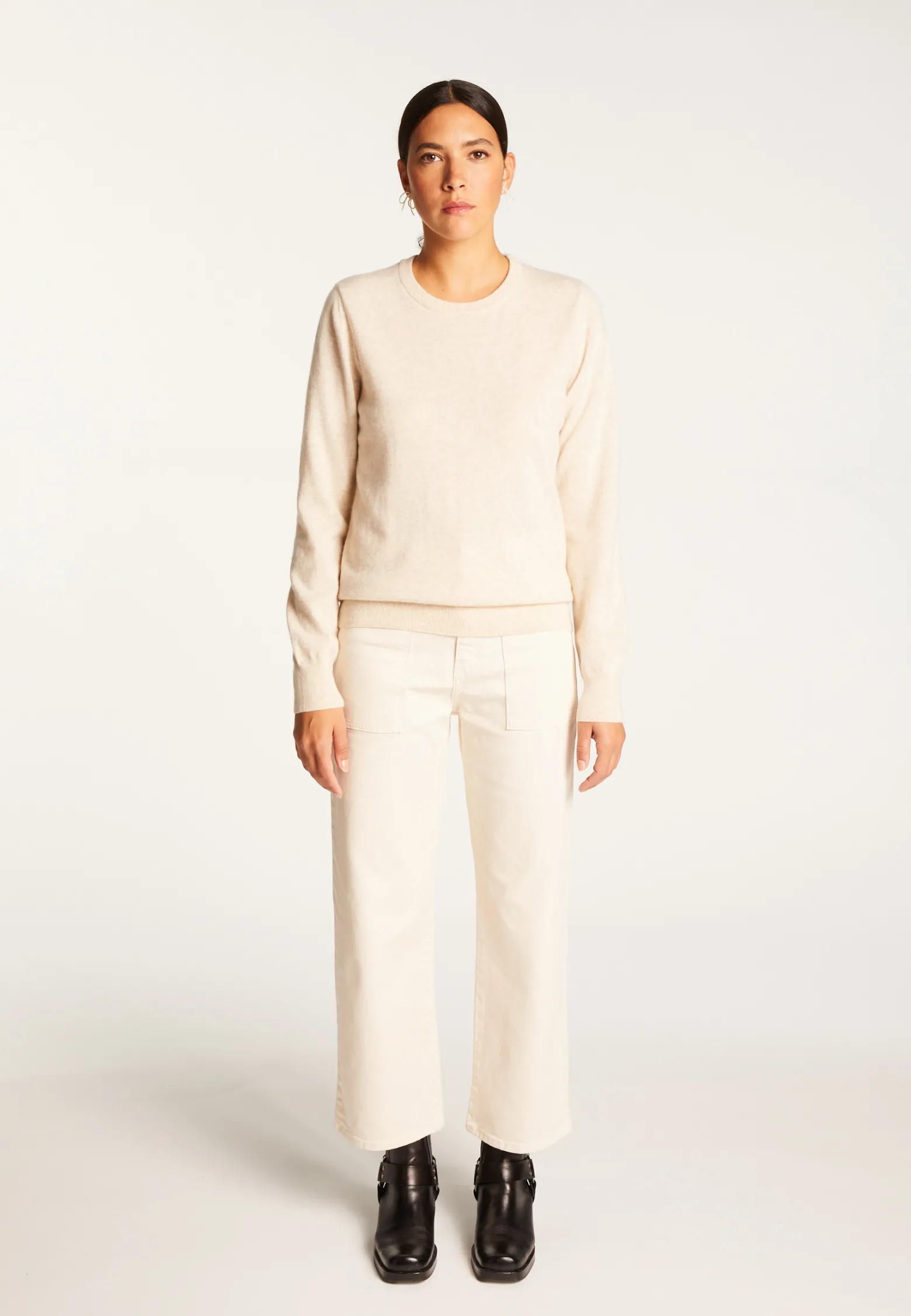 Montagut Round neck cashmere sweater - Abeline