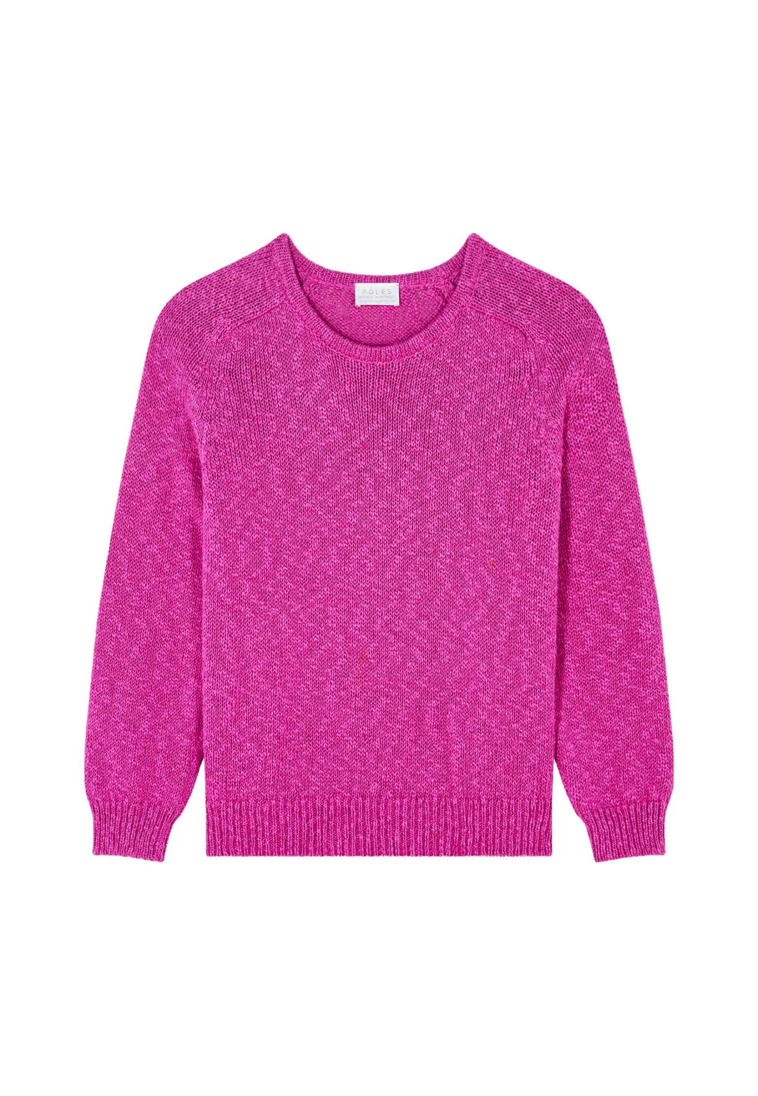 Montagut Round neck cotton and linen sweater - Nicky