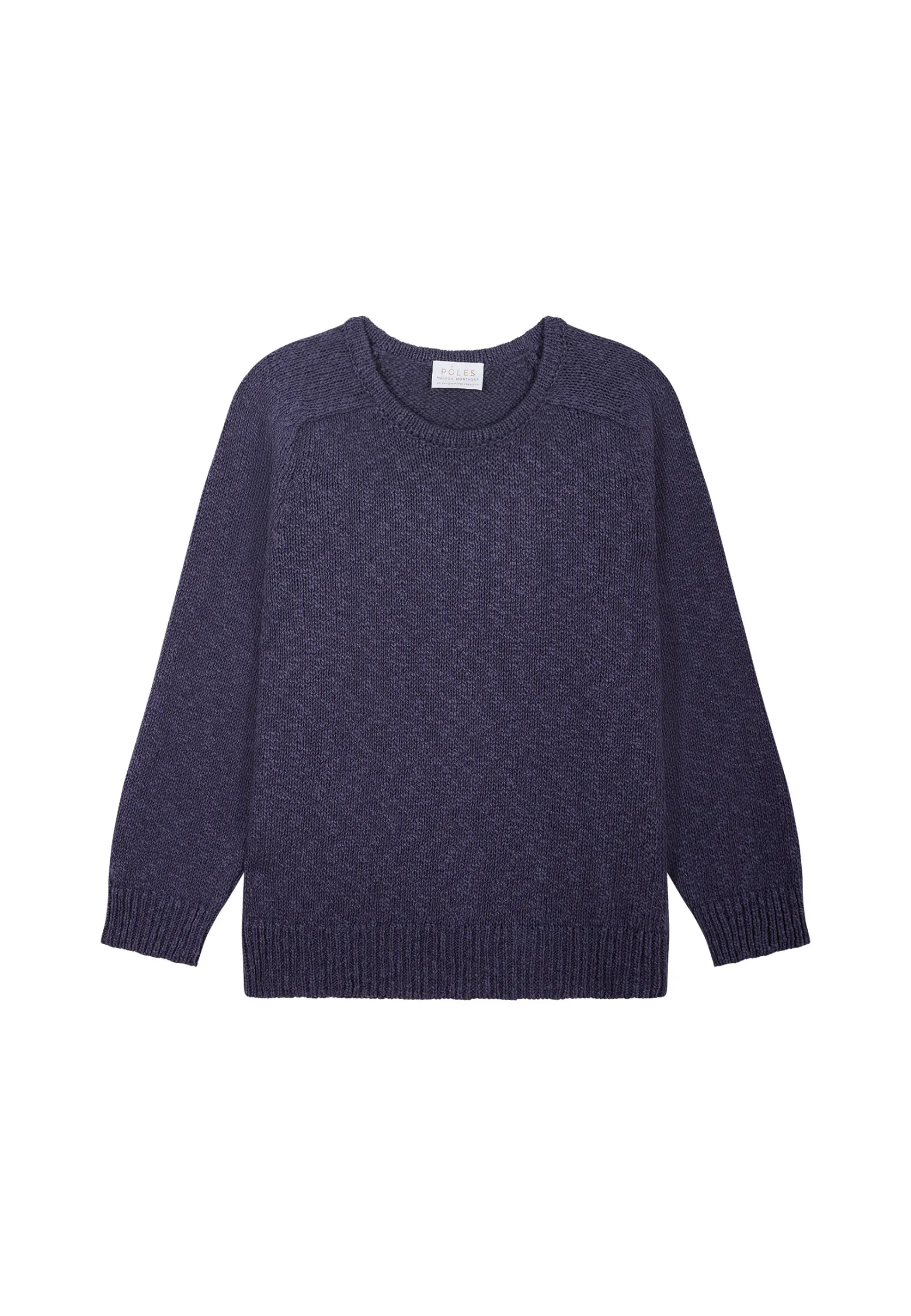 Montagut Round neck cotton and linen sweater - Nicky