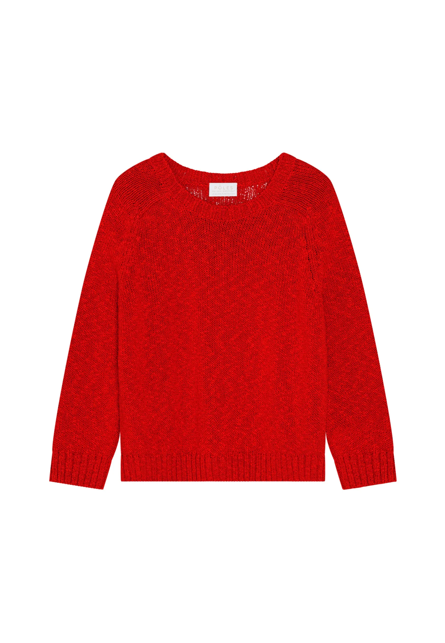 Montagut Round neck cotton and linen sweater - Mick