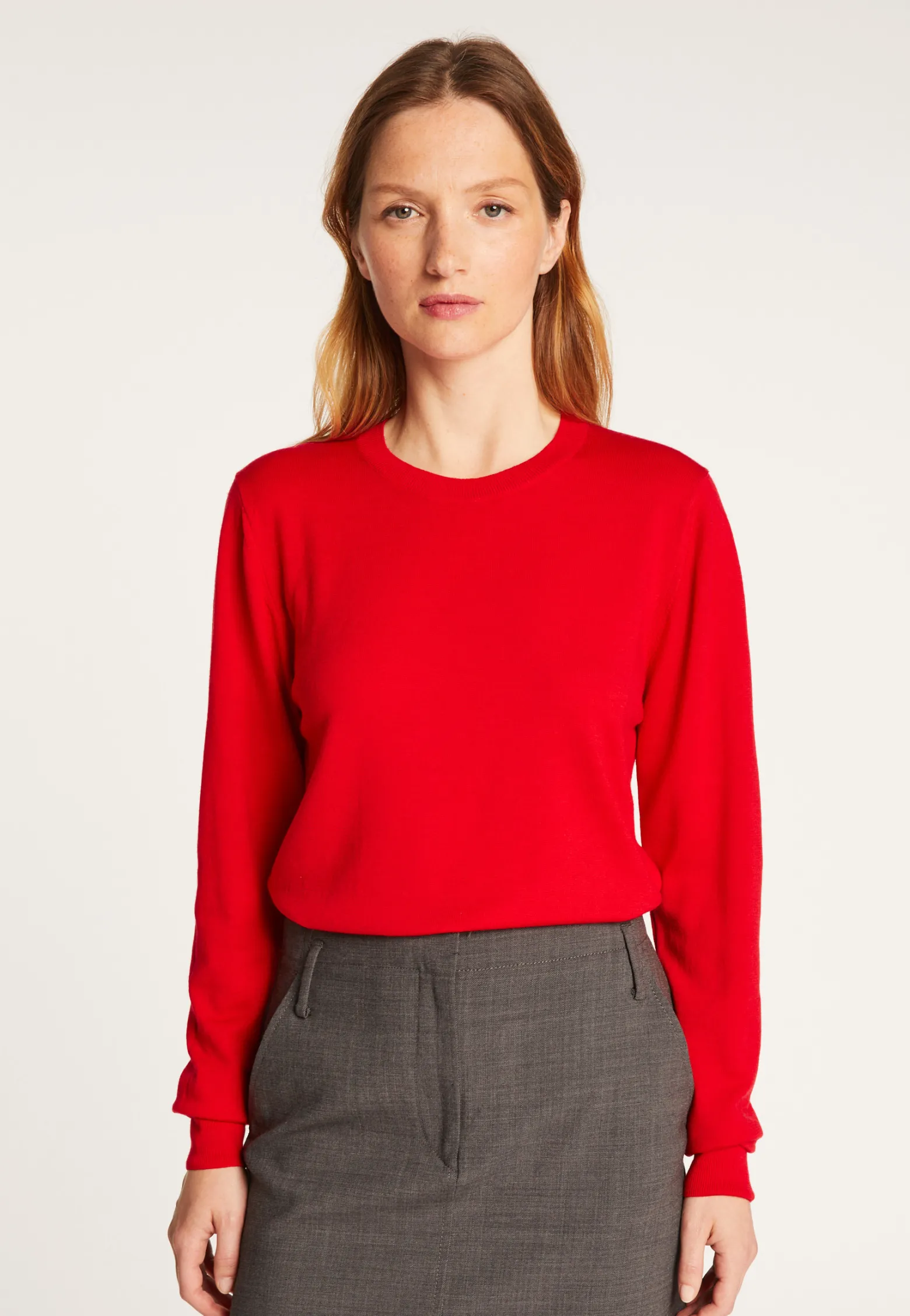 Montagut Round neck merino wool sweater - Asena