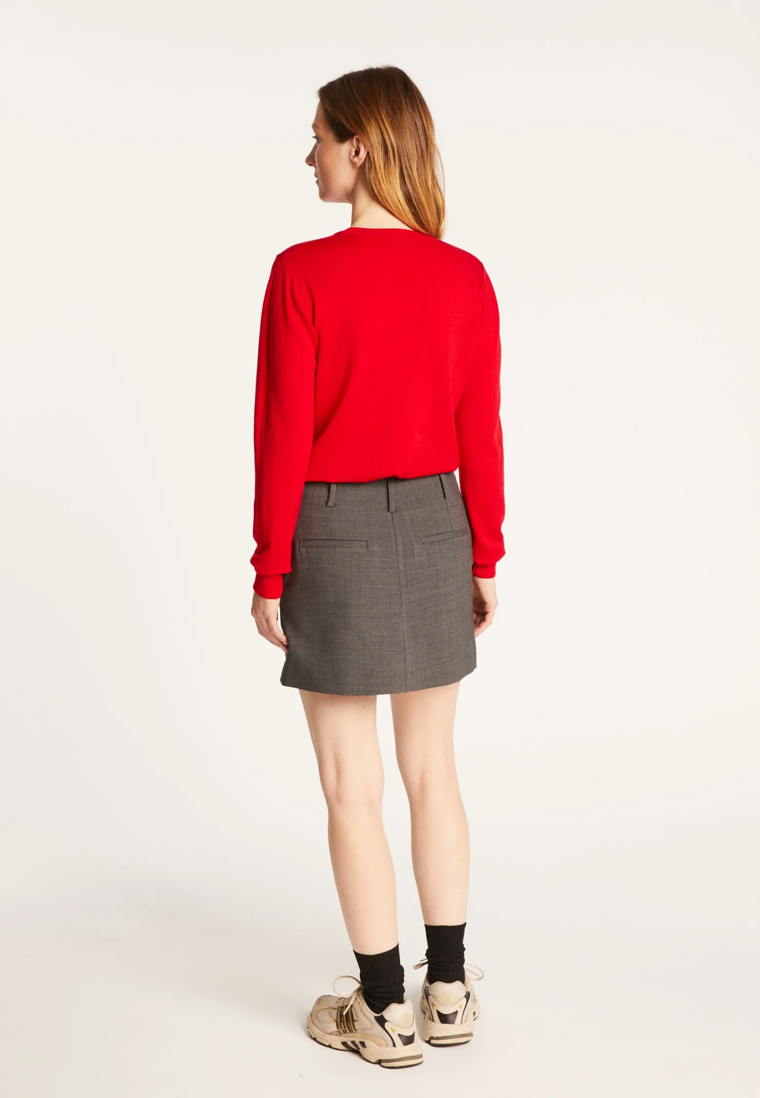 Montagut Round neck merino wool sweater - Asena