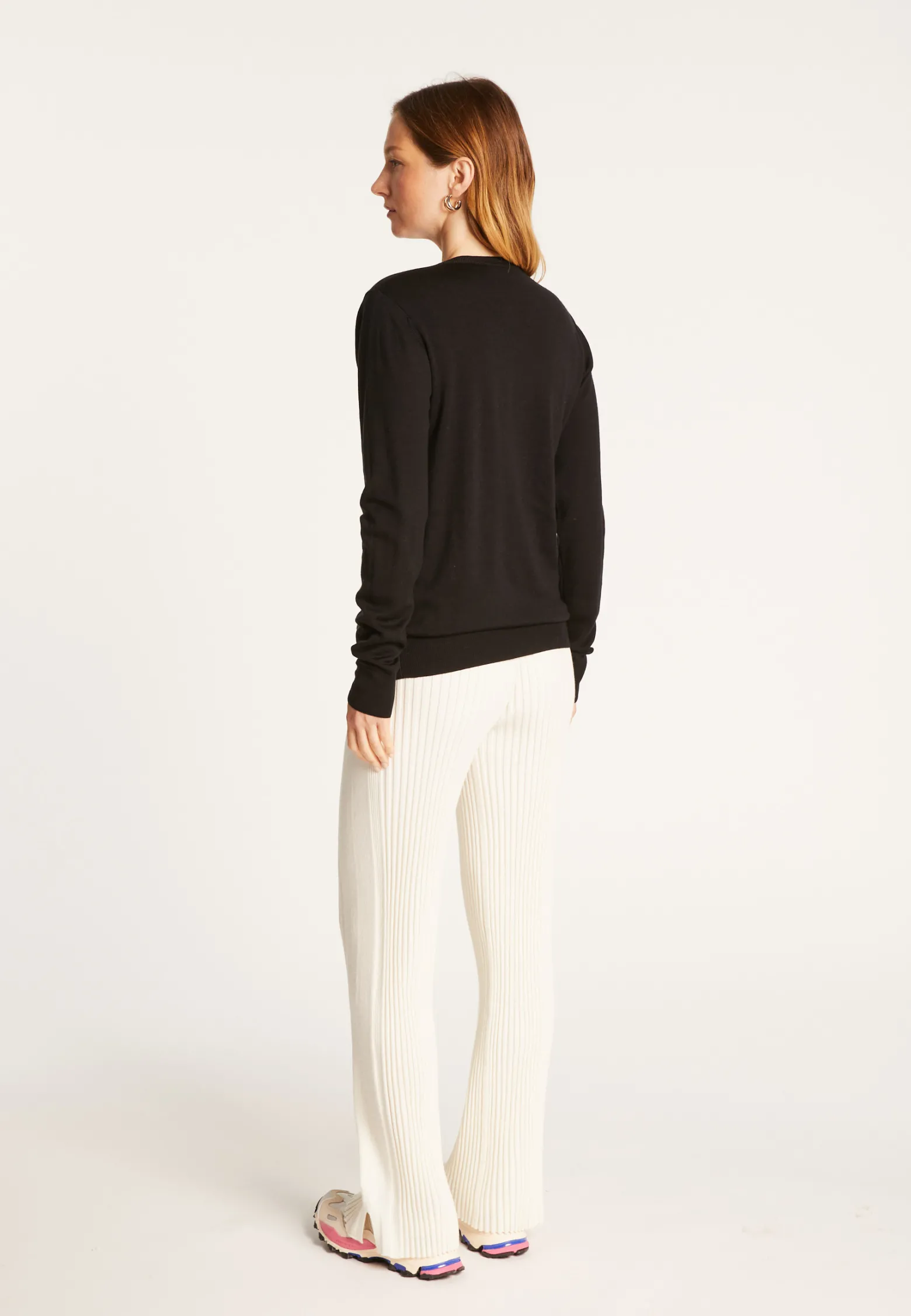 Montagut Round neck merino wool sweater - Asena