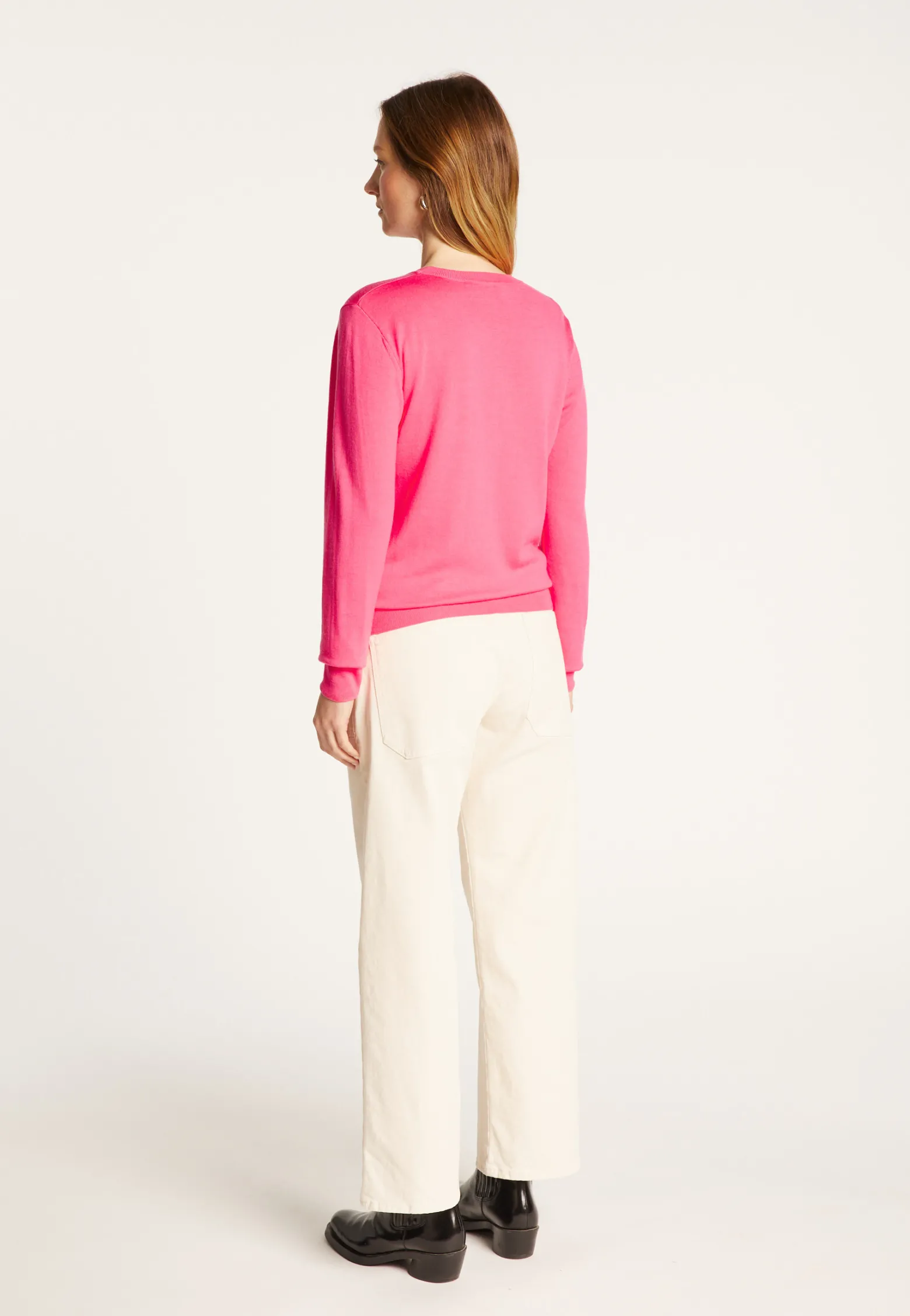 Montagut Round neck merino wool sweater - Asena