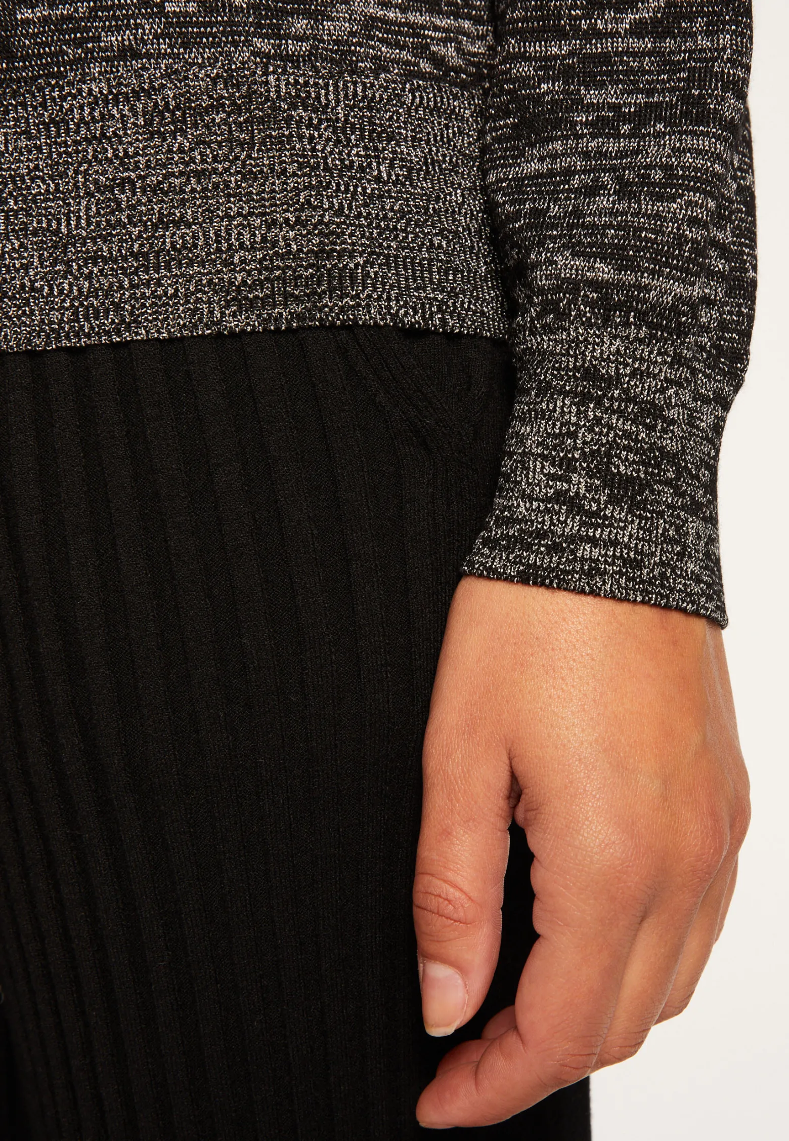 Montagut Round neck sweater in lurex merino wool - Asena Lux