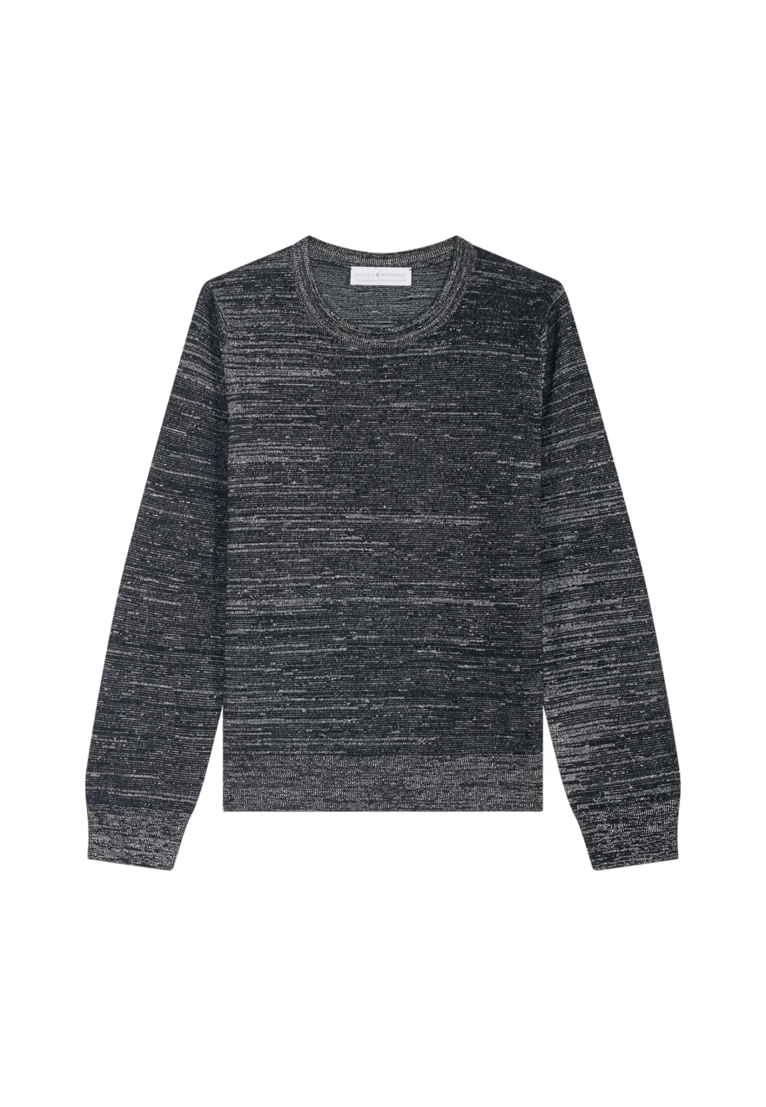 Montagut Round neck sweater in lurex merino wool - Asena Lux
