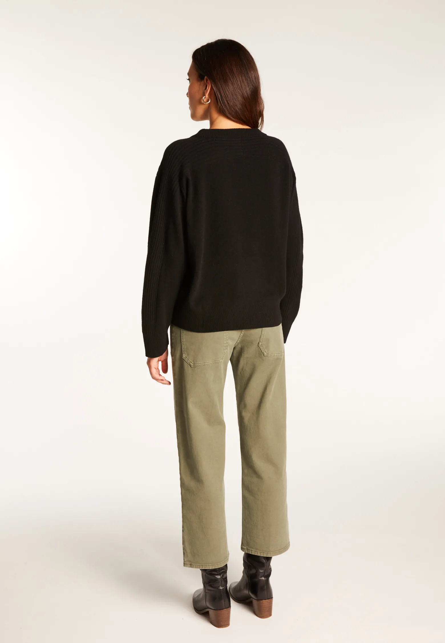 Montagut Round neck sweater in merino wool - Rosalie