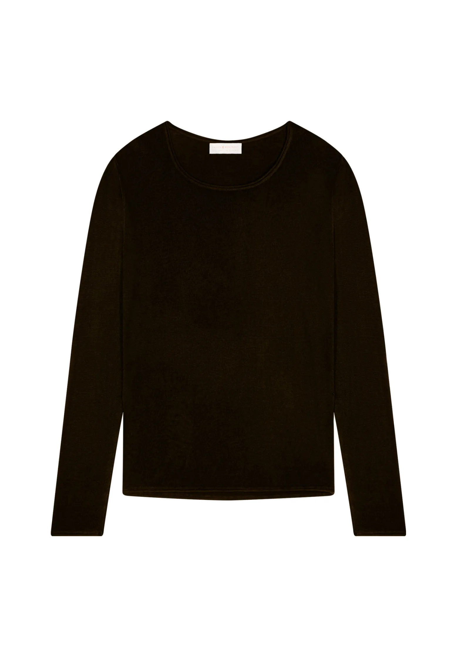 Montagut Round neck T-shirt in bamboo cashmere fiber - Aemilia