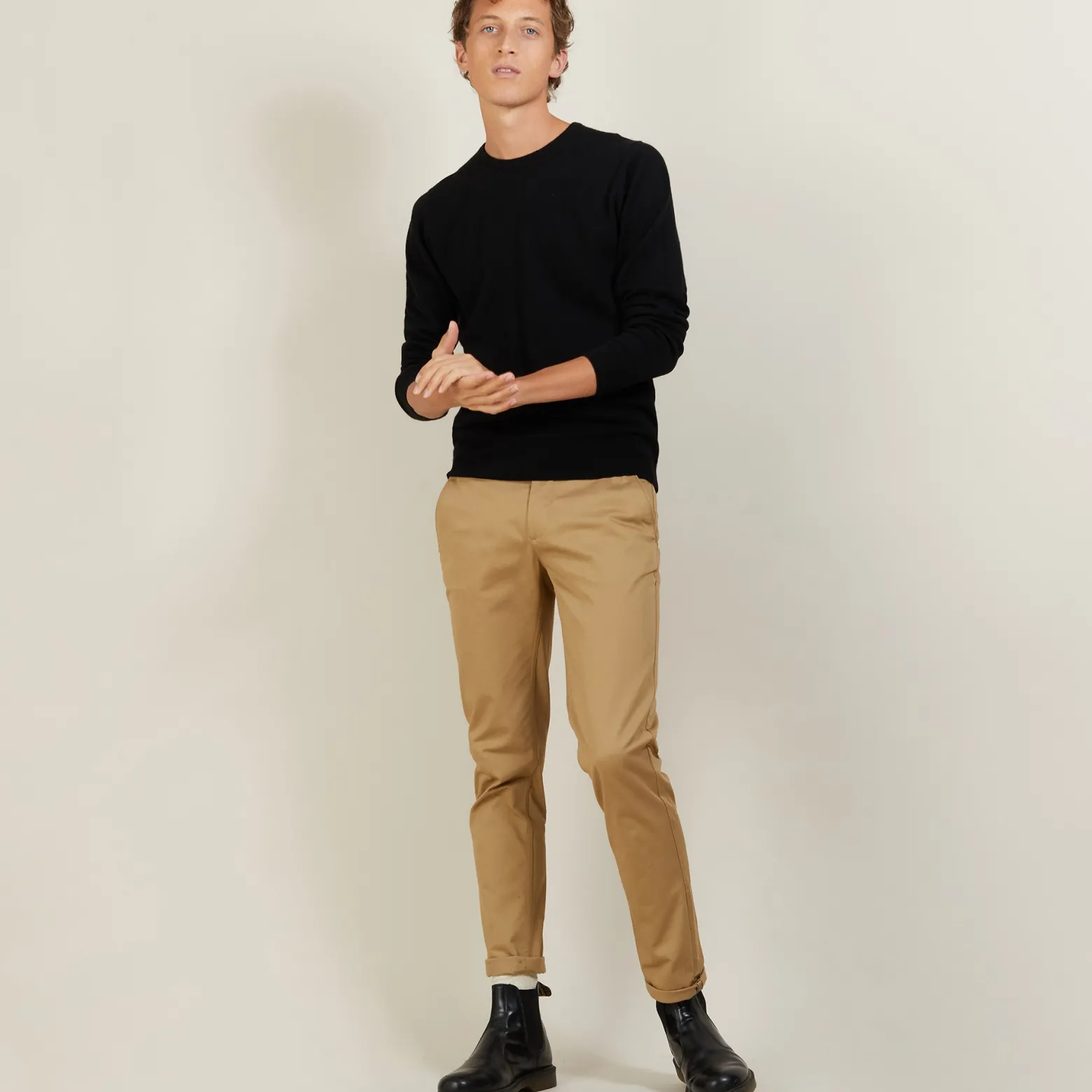 Montagut Round-neck cashmere sweater - Evain