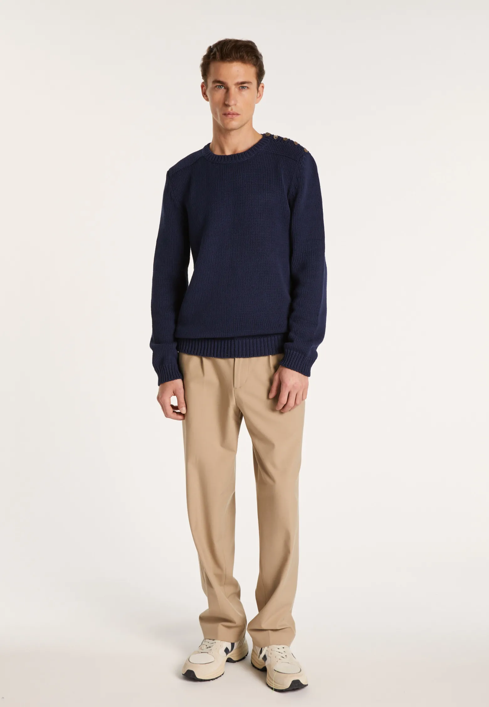 Montagut Round-neck cotton jumper - LOTHAIRE