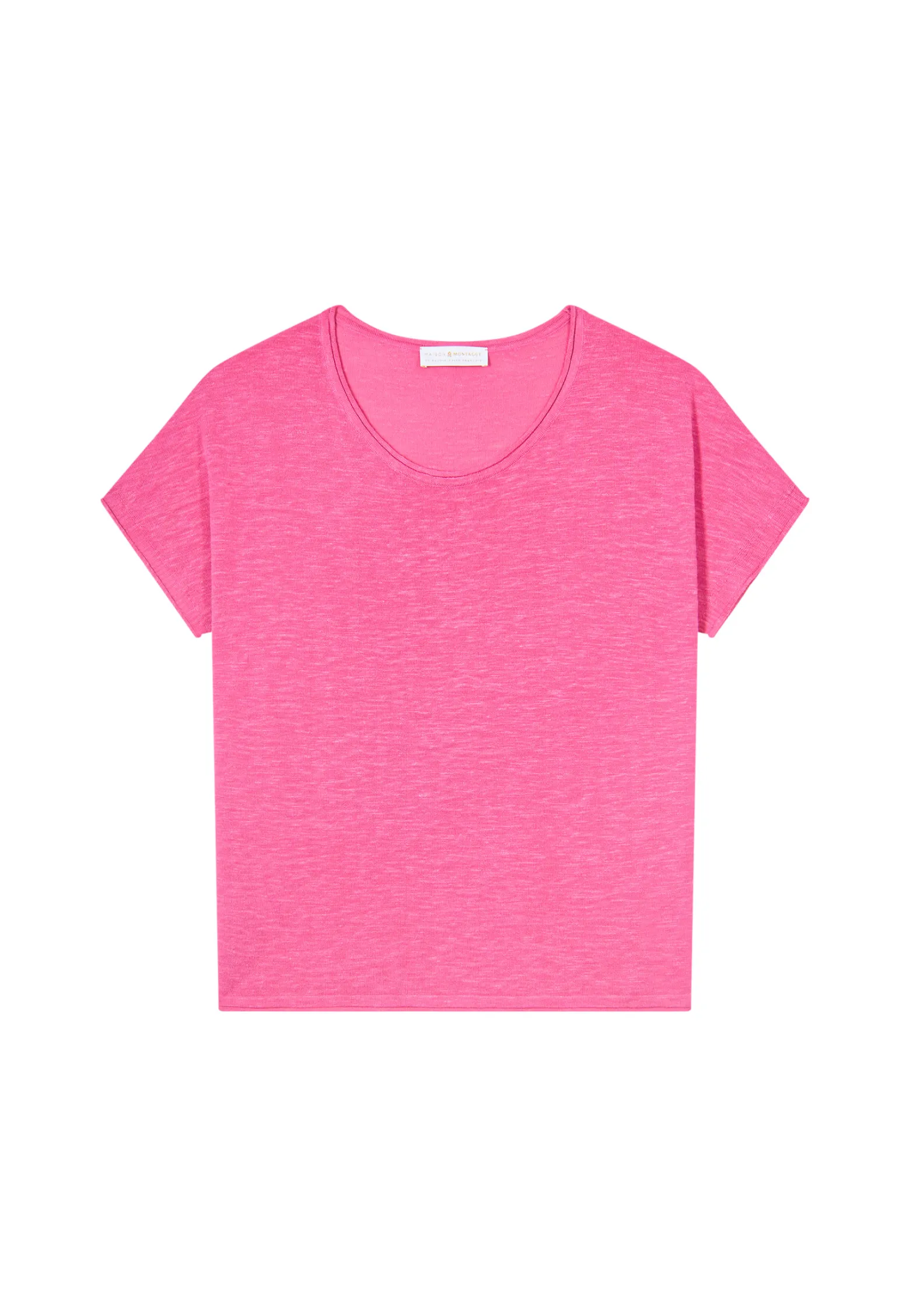 Montagut Round-neck slub linen T-shirt - Loli