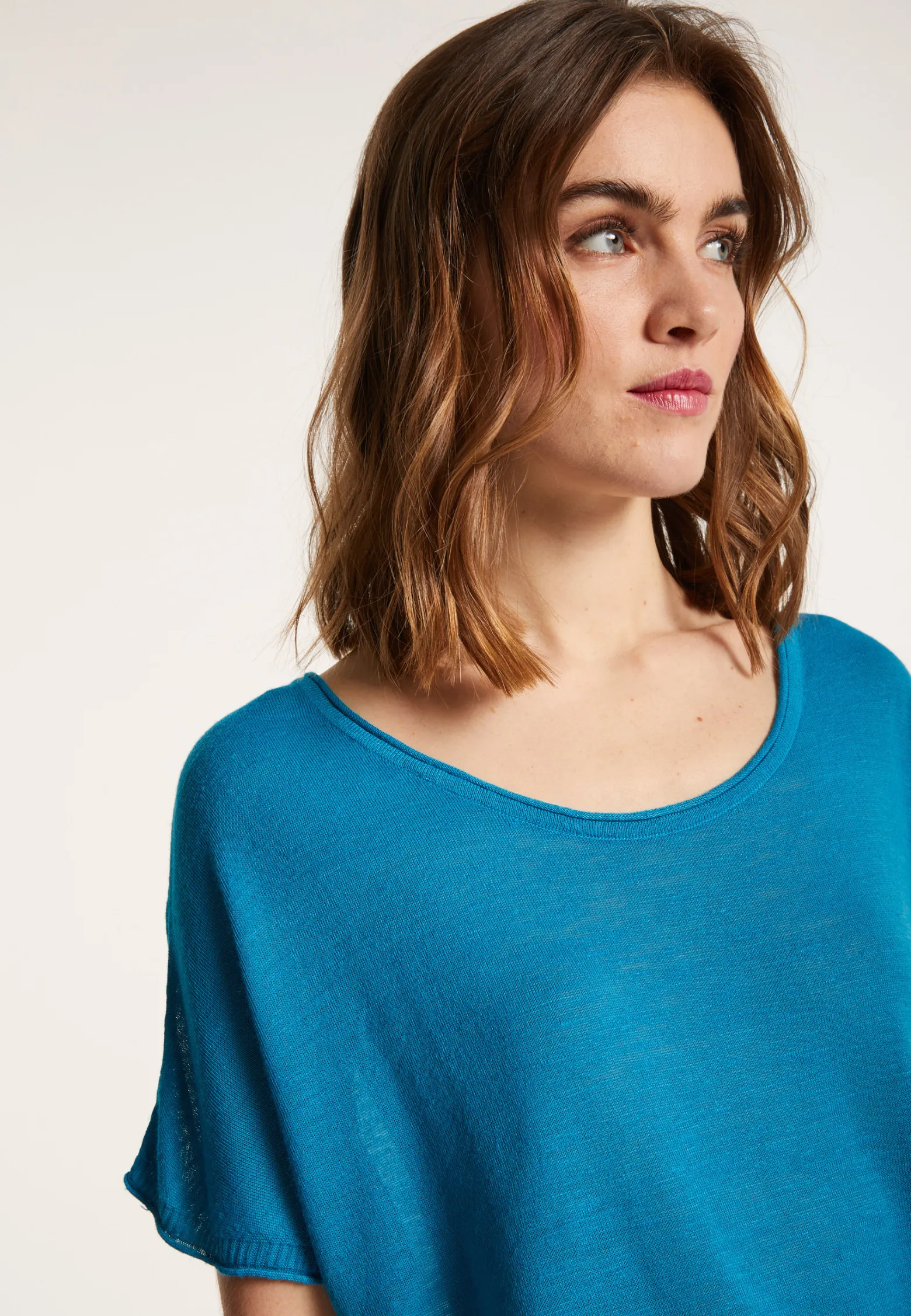 Montagut Round-neck slub linen T-shirt - Loli