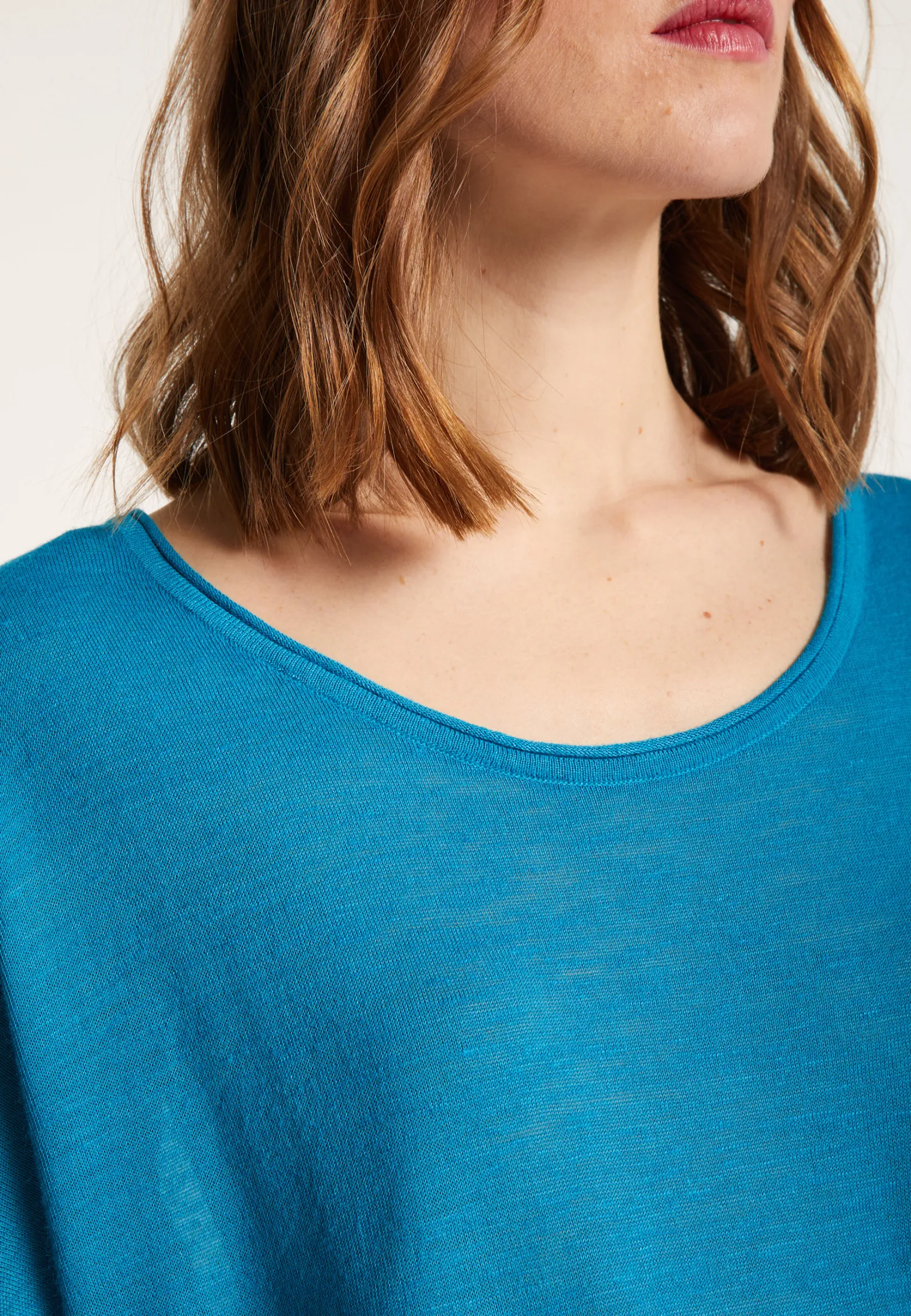 Montagut Round-neck slub linen T-shirt - Loli