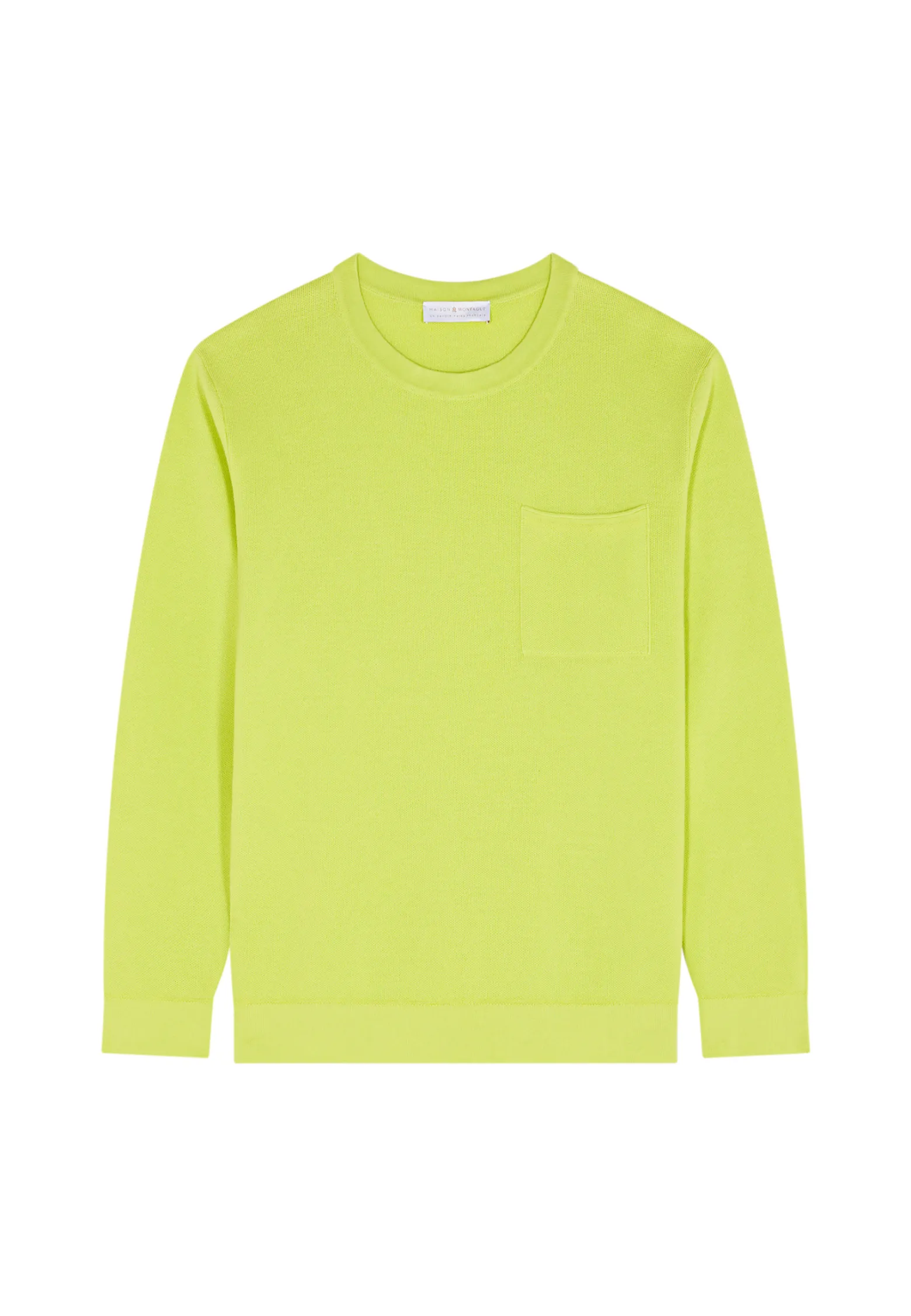 Montagut Round-neck sweater in slub cotton and linen - Isaia