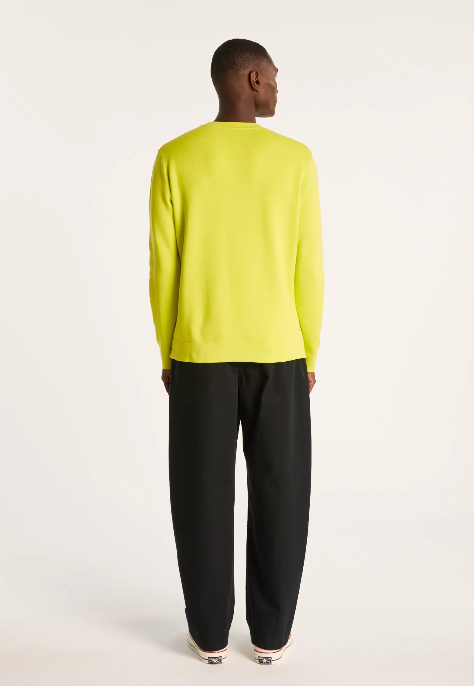 Montagut Round-neck sweater in slub cotton and linen - Isaia