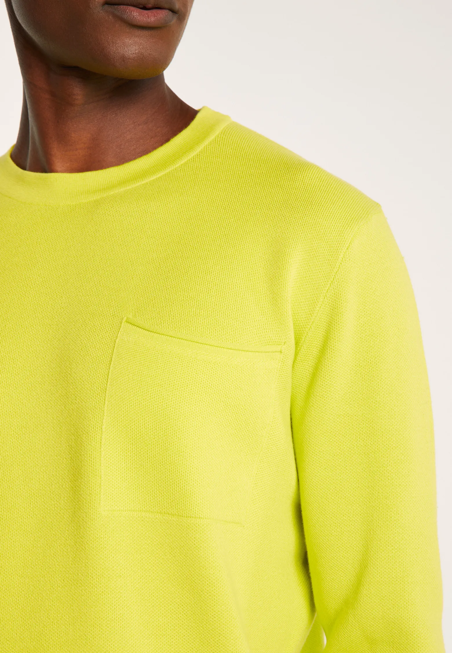 Montagut Round-neck sweater in slub cotton and linen - Isaia