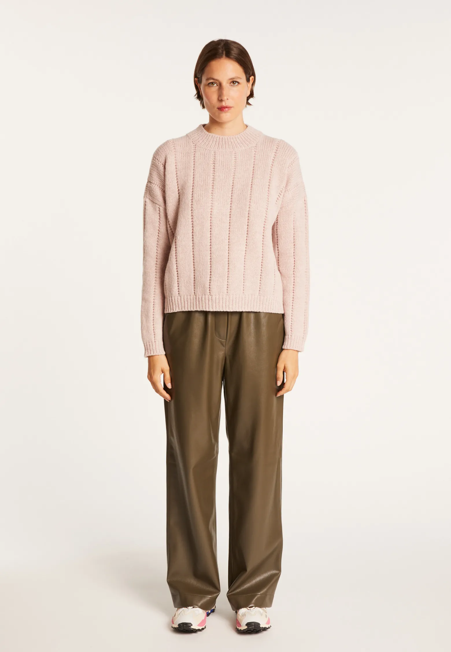 Montagut Round-neck wool and nylon sweater - Gustave