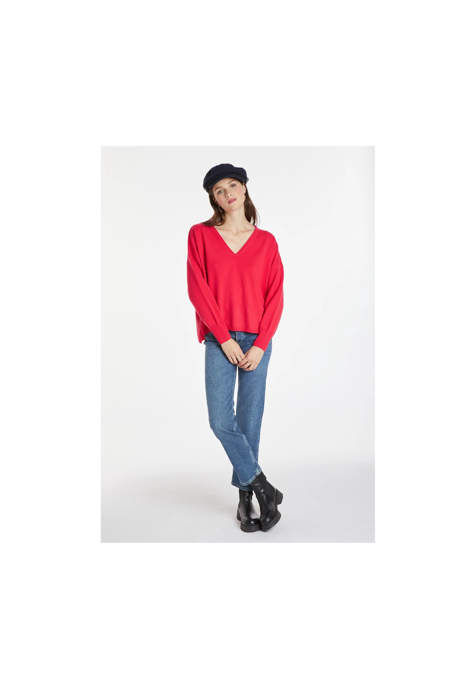 Montagut Short cashmere sweater - Alex