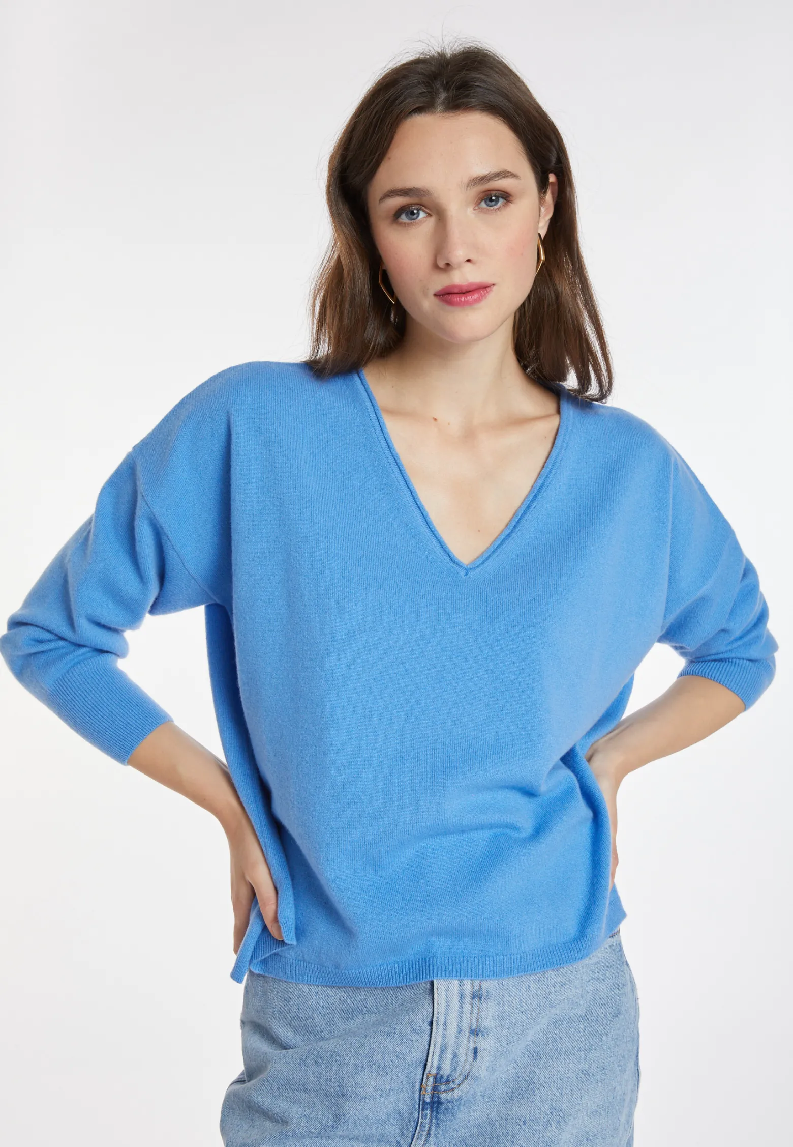 Montagut Short cashmere sweater - Alex