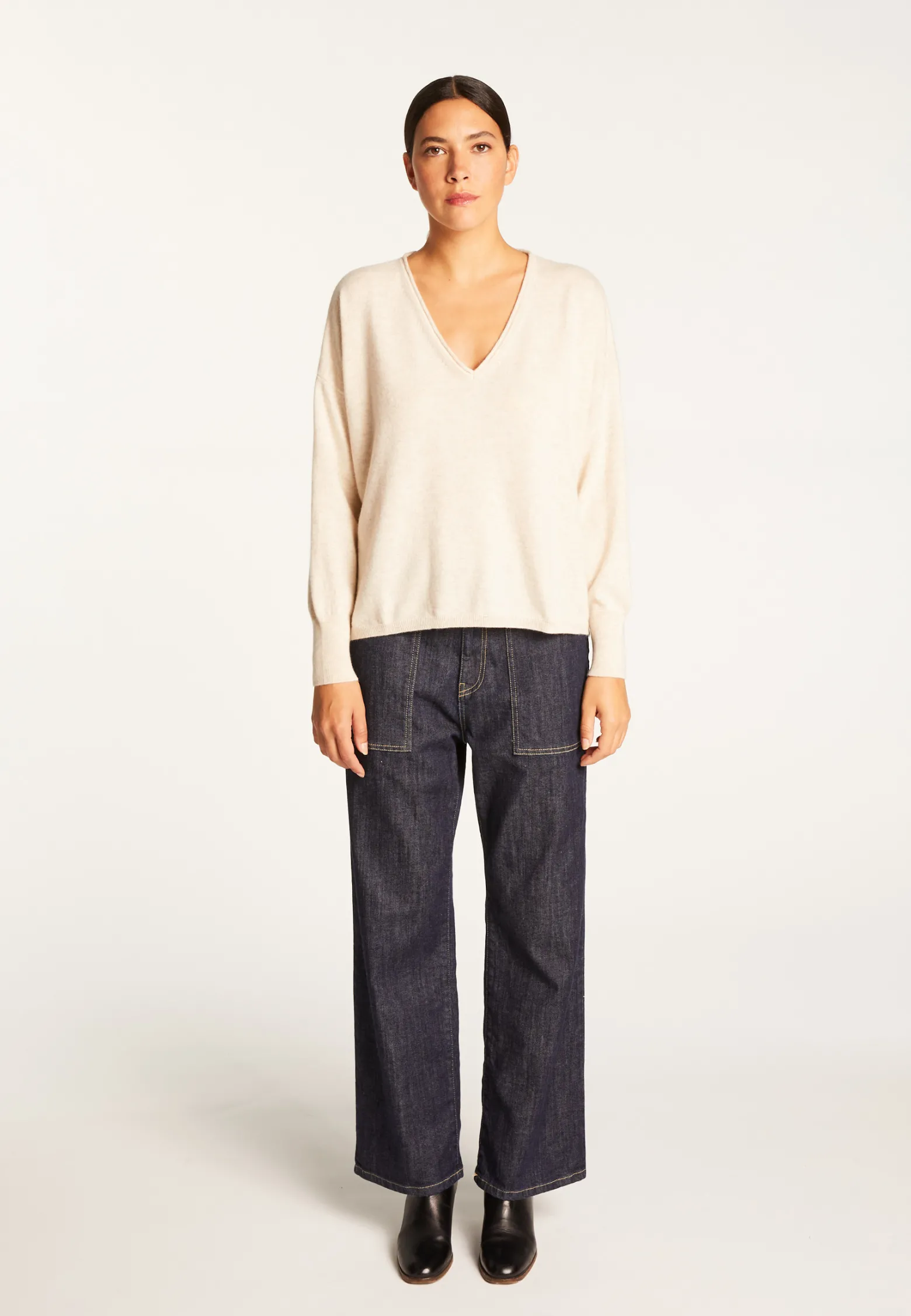 Montagut Short cashmere sweater - Alex